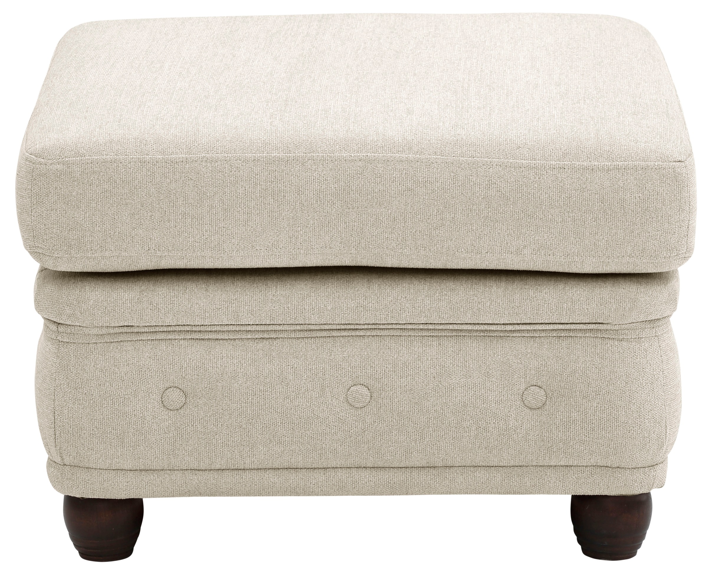 Home affaire Polsterhocker »New Castle«, passend zur "New Castle"-Serie, B/T/H: 75/70/45 cm