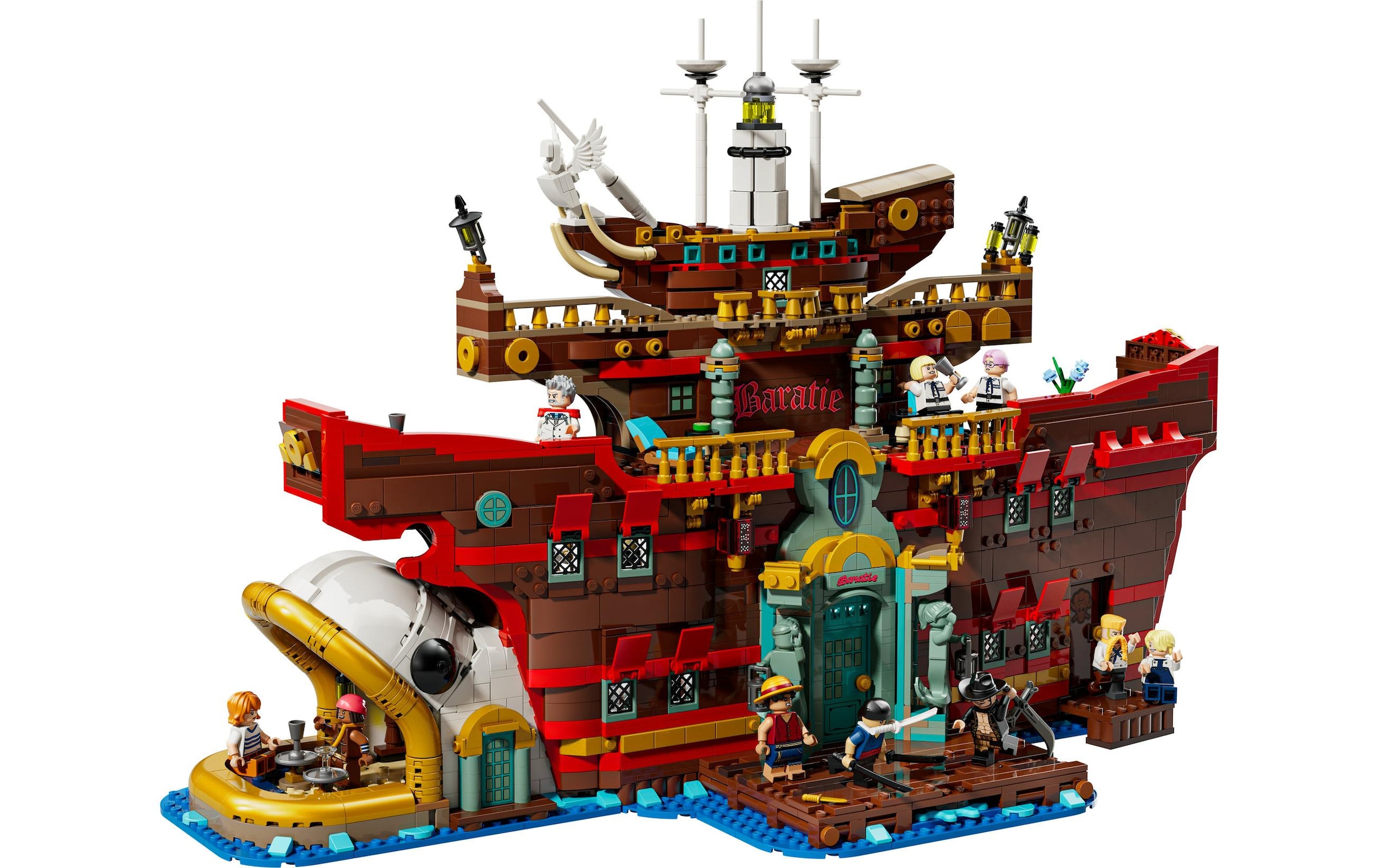 LEGO® Konstruktionsspielsteine »Baratié, das Schwimmende Restaurant 75640«