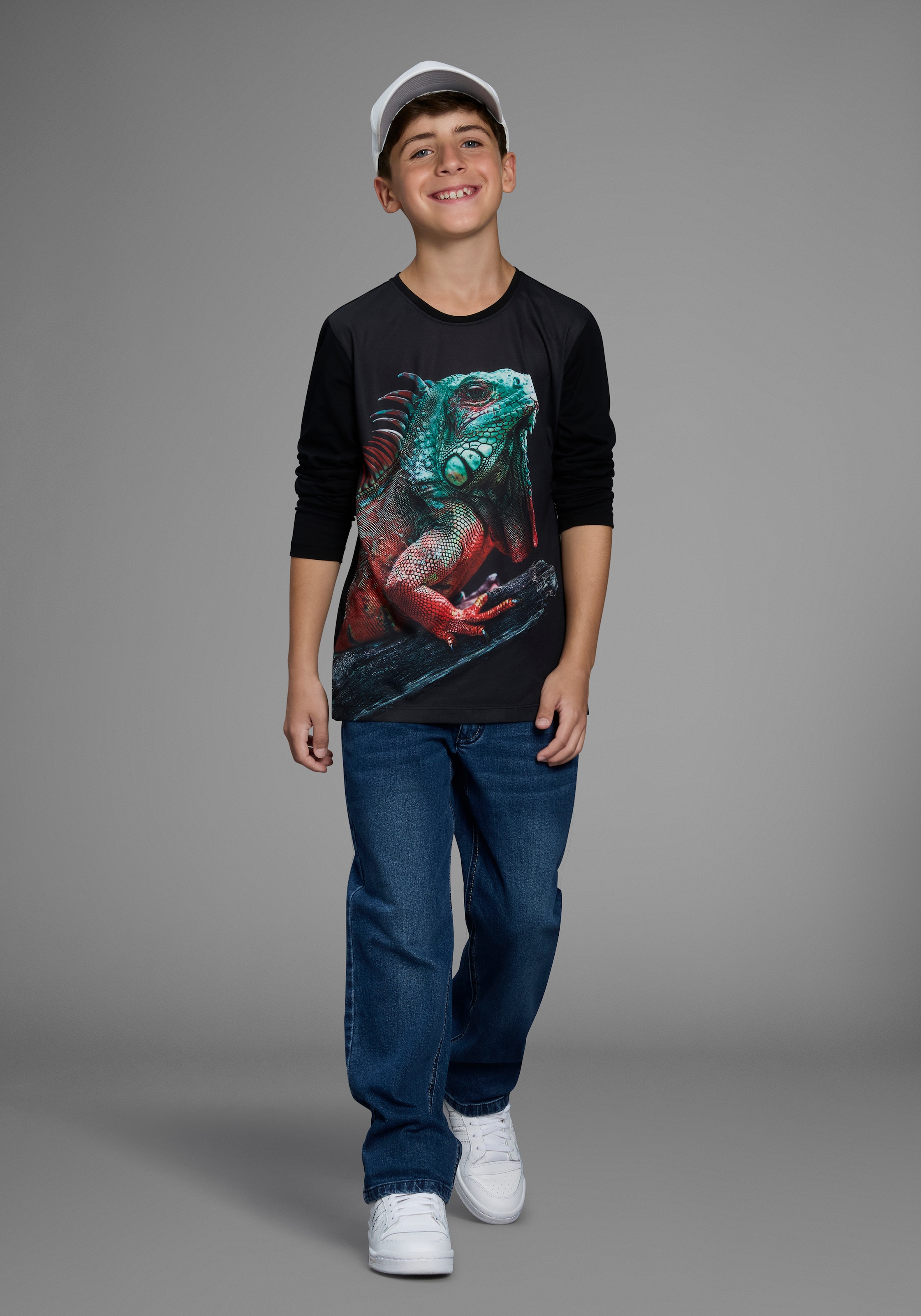 Bruno Banani Jeans loose fit »Loose fit Stretchjeans« NEU! BRUNO BANANI für TEENS. Lässige Jeans