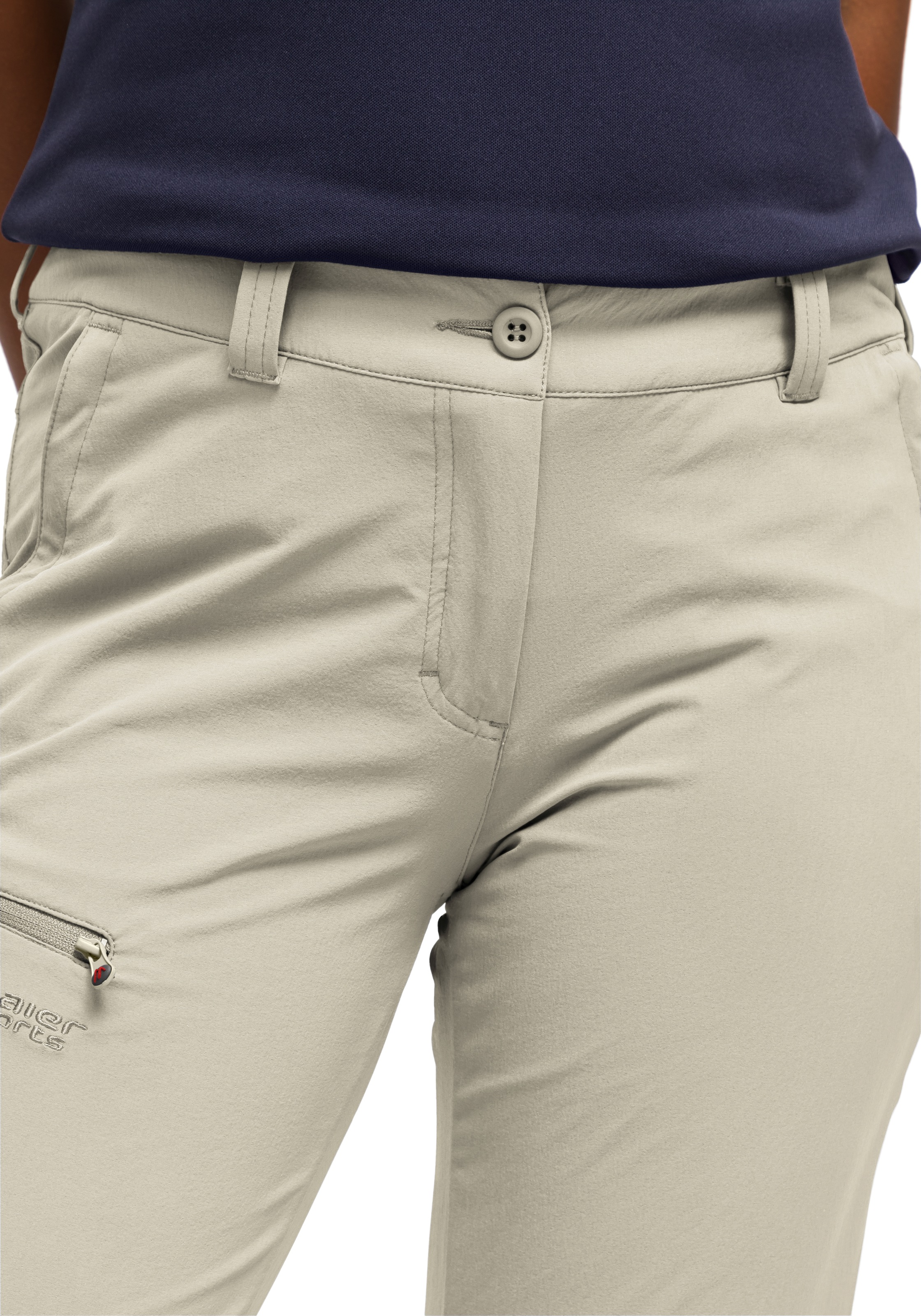 Maier Sports Funktionshose »Inara slim«, Herren Wanderhose, atmungsaktive Outdoor-Hose, 4 Taschen, Slim Fit