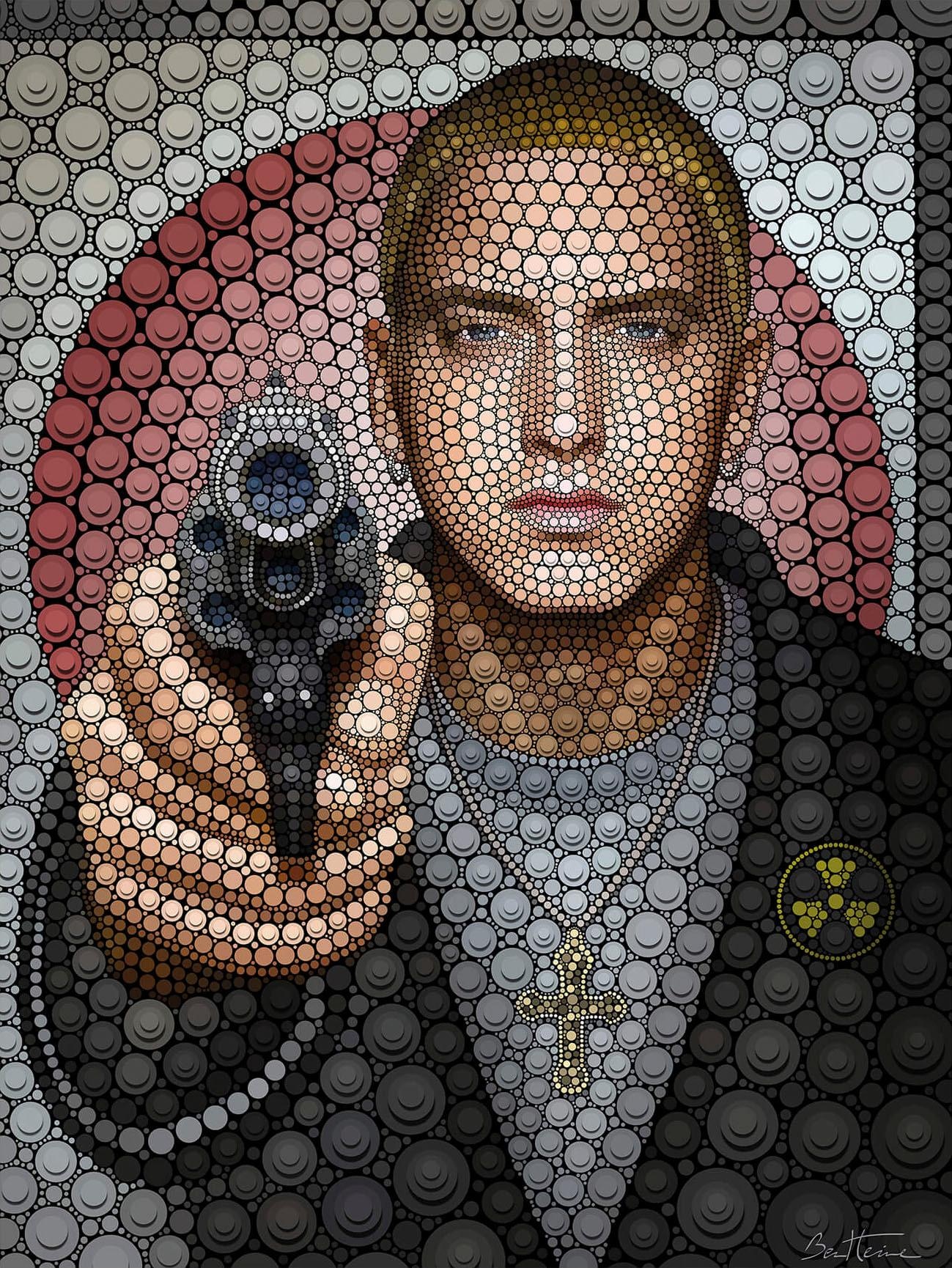Poster Wall-Art Bild, »Eminem«, Wandbild, Wandposter Poster,