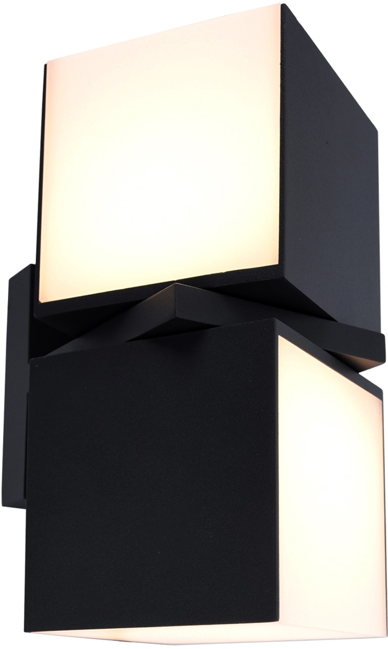 LUTEC LED Aussen-Wandleuchte »CUBA«, Leuchtmittel LED-Modul | LED fest integriert
