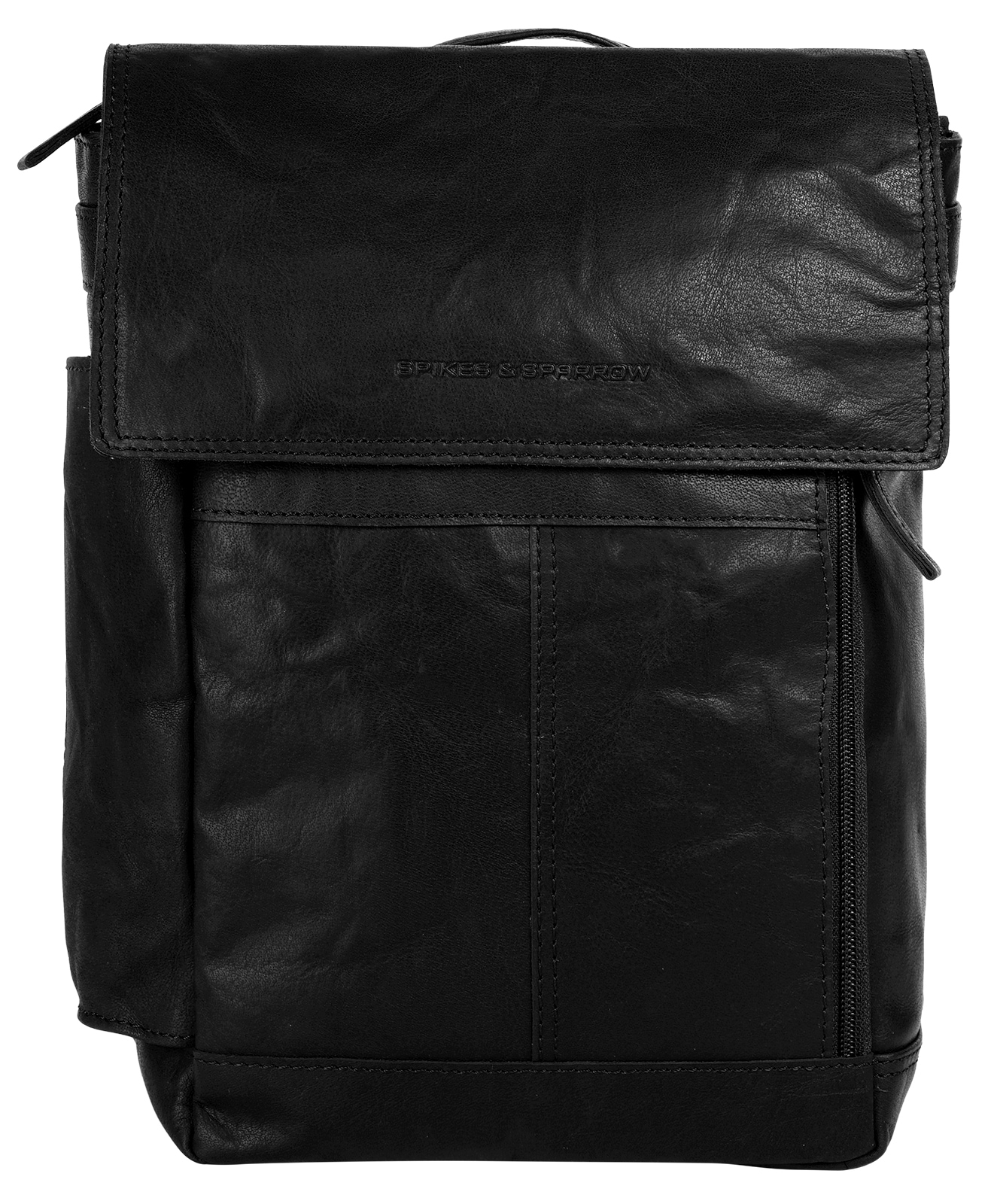Spikes & Sparrow Laptoprucksack »SPIKES & SPARROW Herren, Damen echt Leder« echt Leder