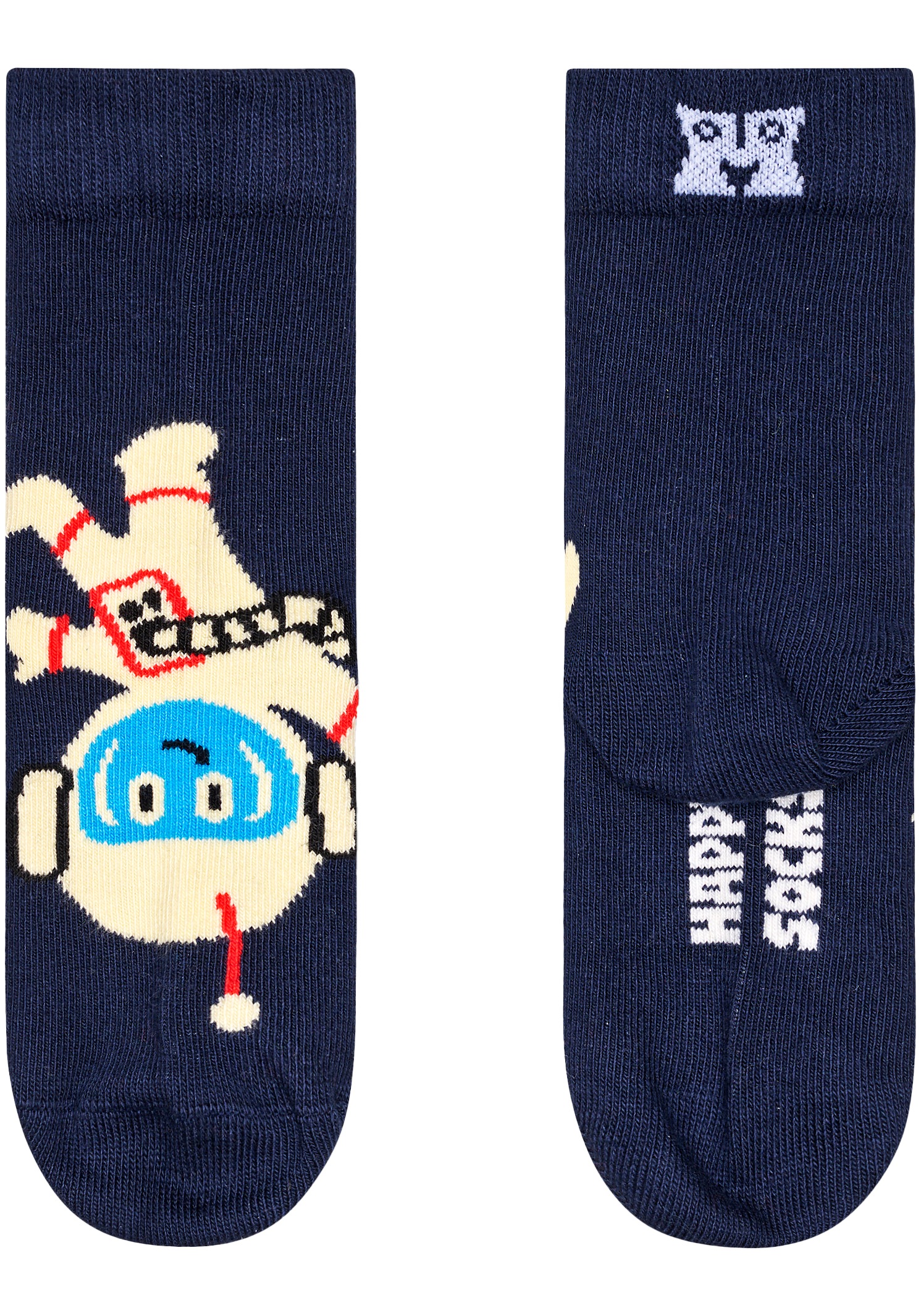 Happy Socks Langsocken 3er Pack,  mit verspielten Roboter-Motiven