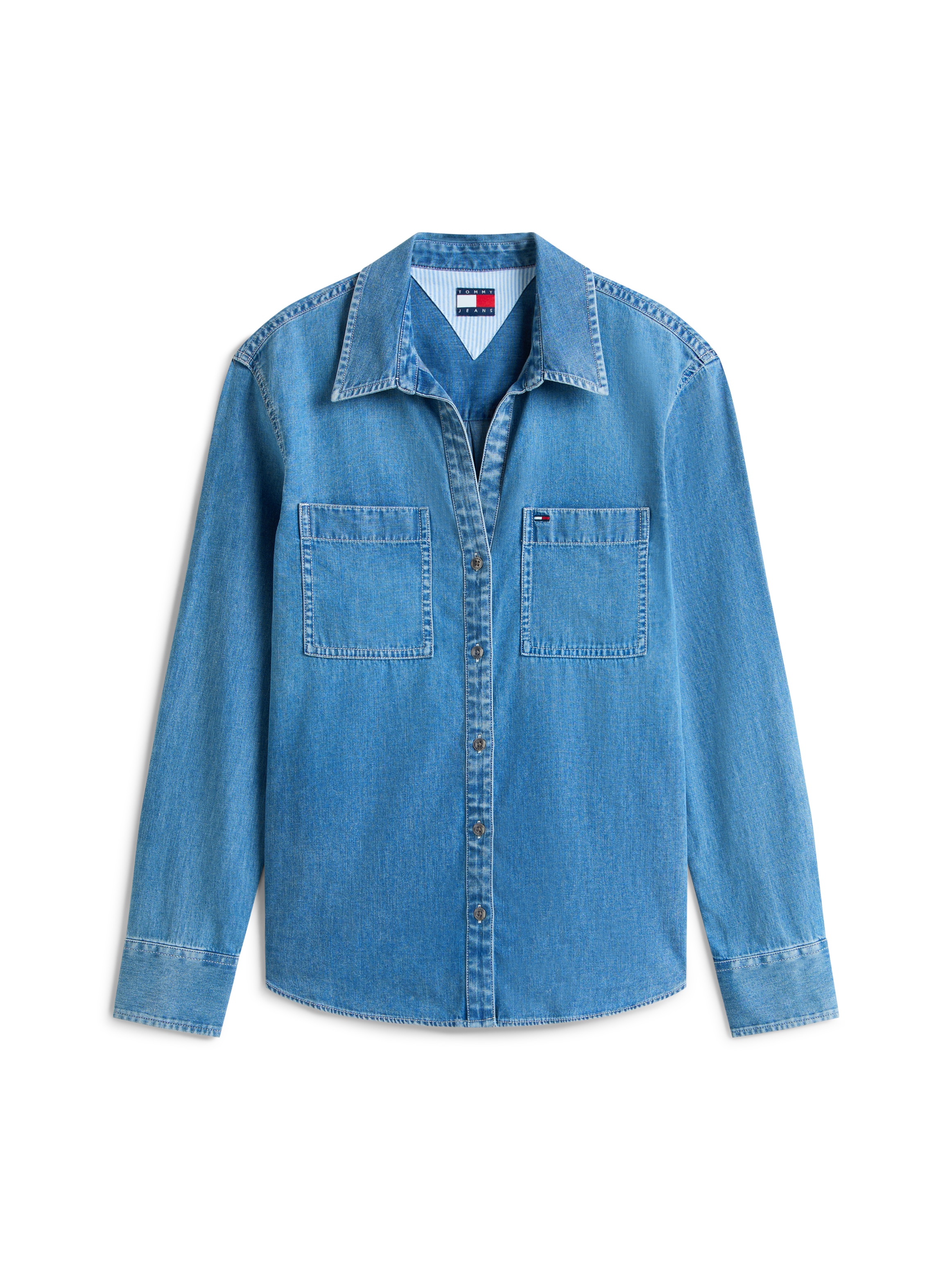 Tommy Jeans Jeansbluse »REGULAR FIT SHIRT«