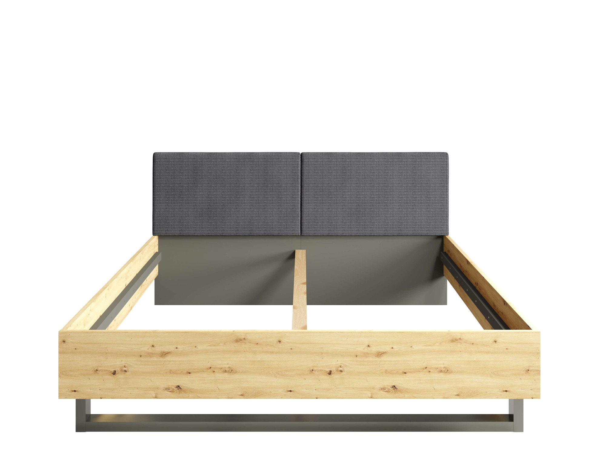 INOSIGN Polsterbett »Bett Loreto, Masse: B/T/H 185,5/211/98 cm«, Bett 180x200 cm mit gepolstertem Kopfteil