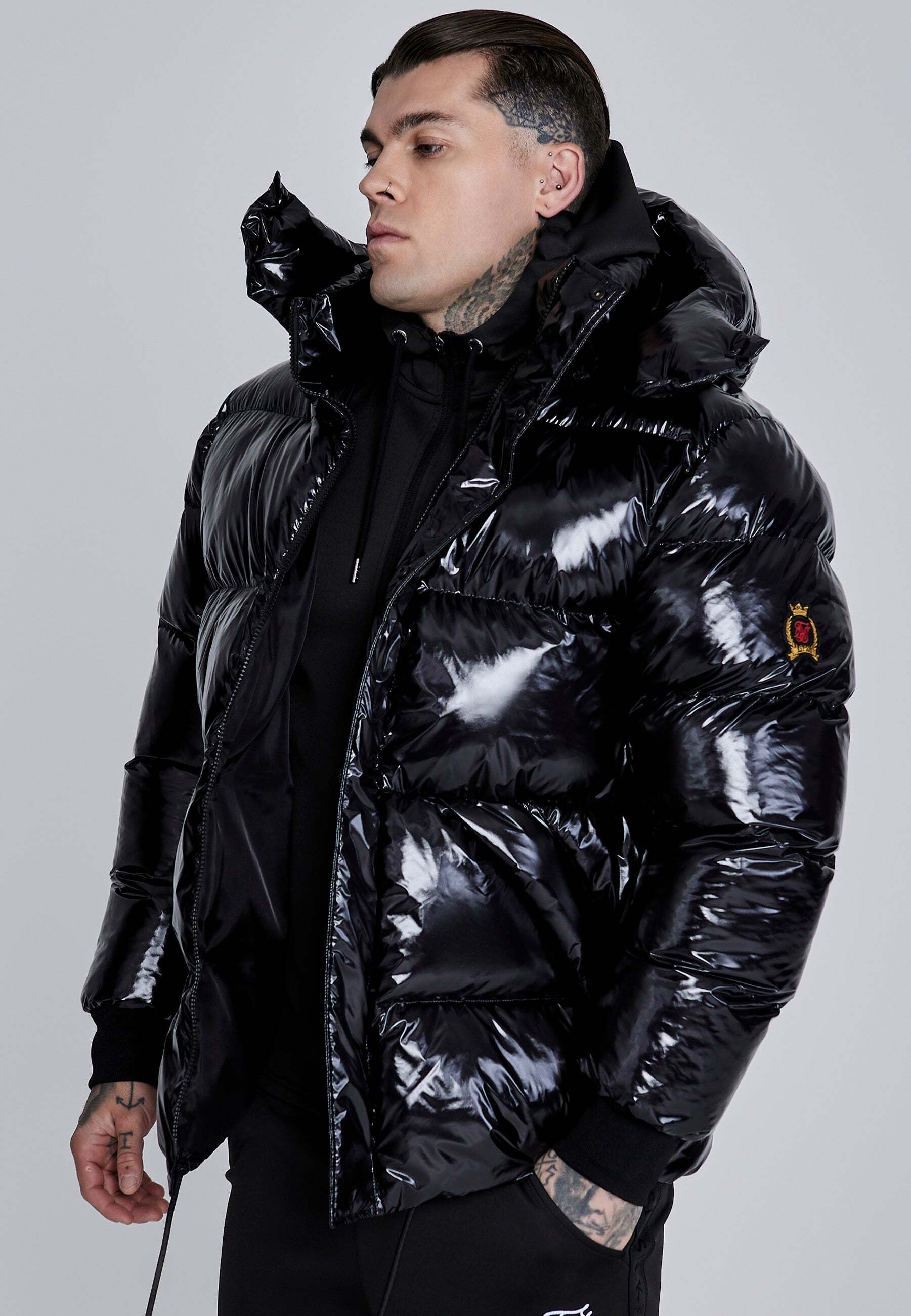 Siksilk Winterjacke »Siksilk Winterjacke High Shine Puffer Jacket«