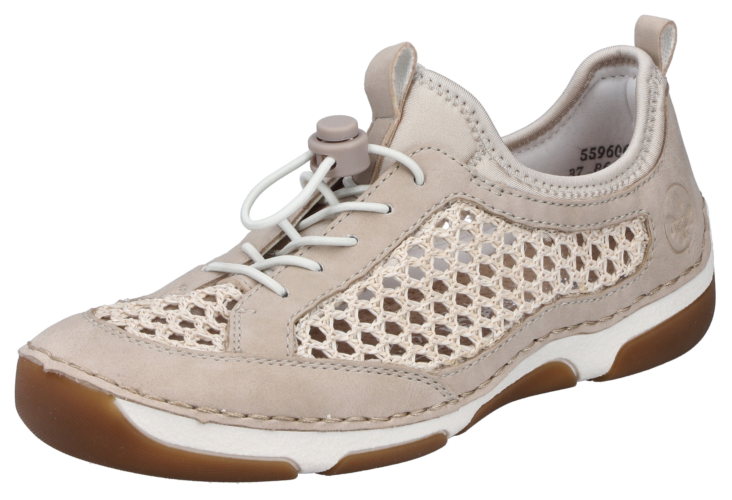 Image of Rieker Slip-On Sneaker Slipper, Freizeitsneaker, Halbschuh mit Schnellverschluss