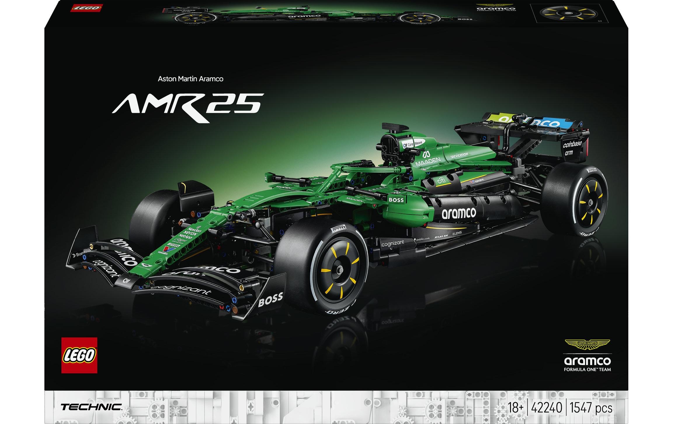 LEGO® Pions de construction »Aston Martin Aramco AMR25 F1 Auto (42240), LEGO Technic« fabriqué en Europe