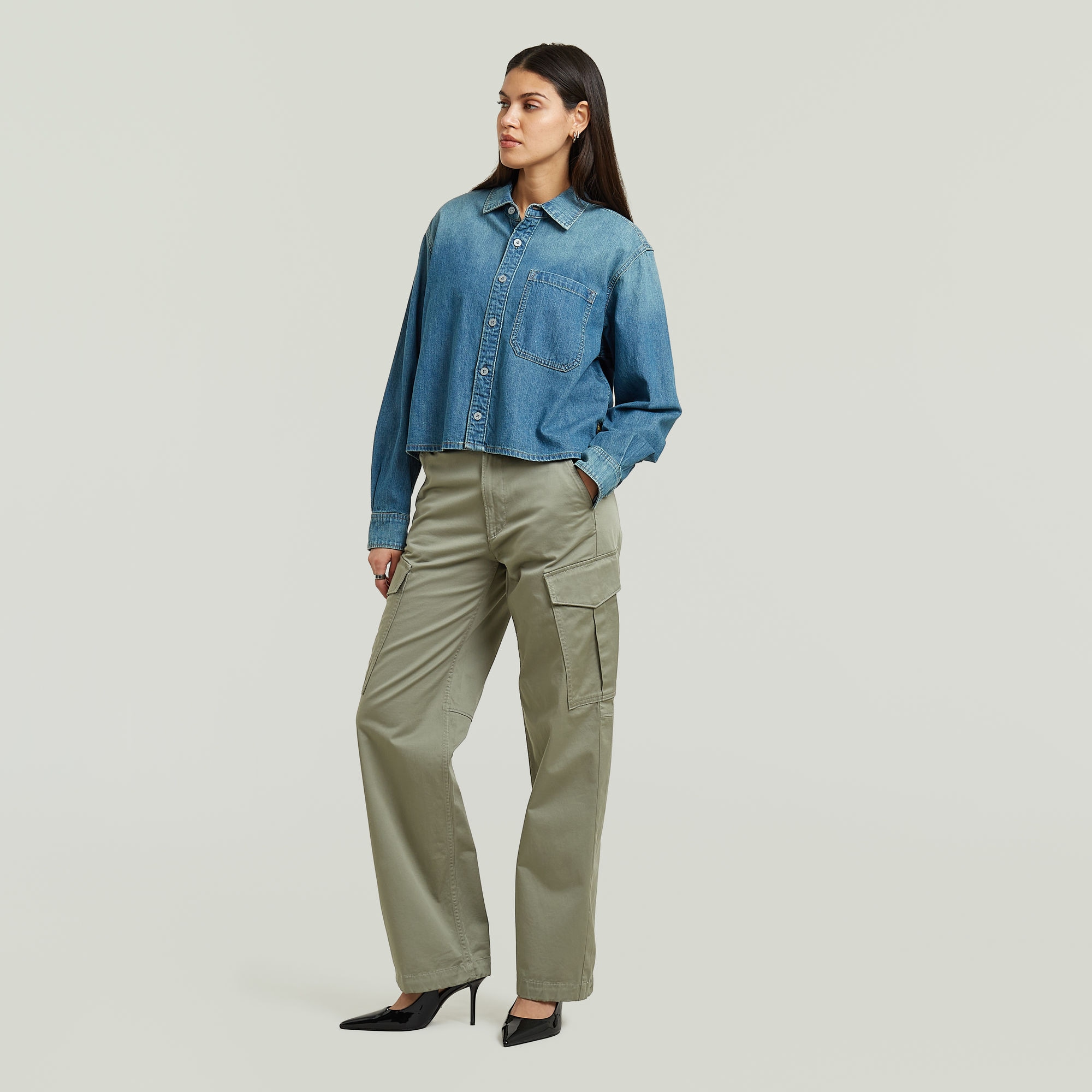 G-STAR Pantalon cargo »Loose Cargo Wmn«  en coupe droite