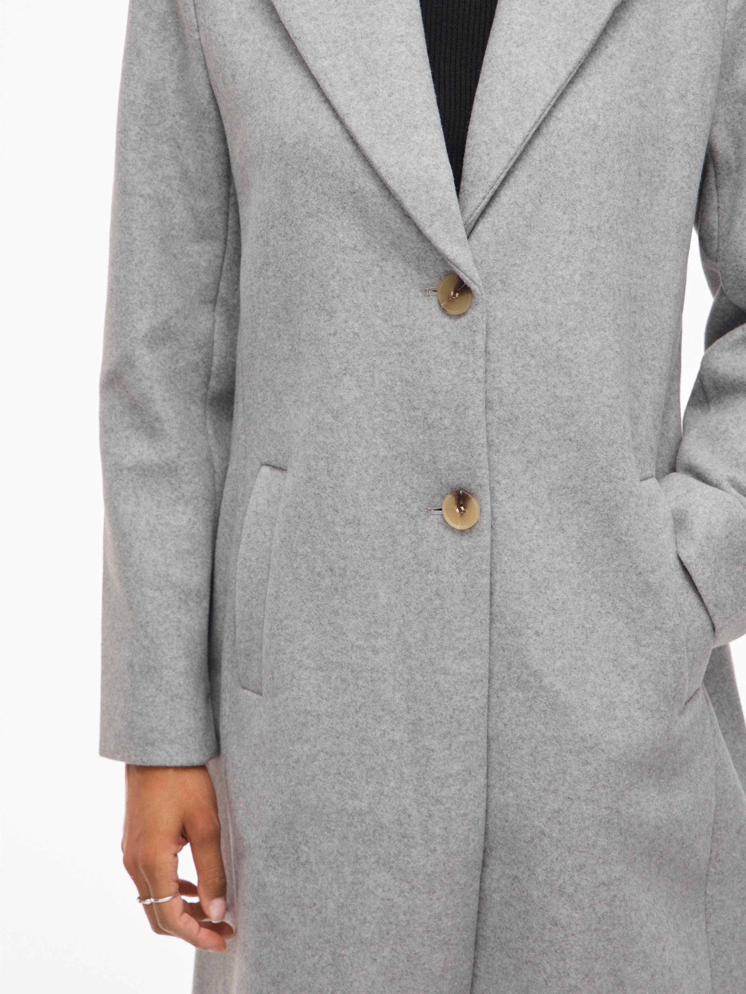 Vila Kurzmantel »VICLAUDIA BUTTON COAT - NOOS«