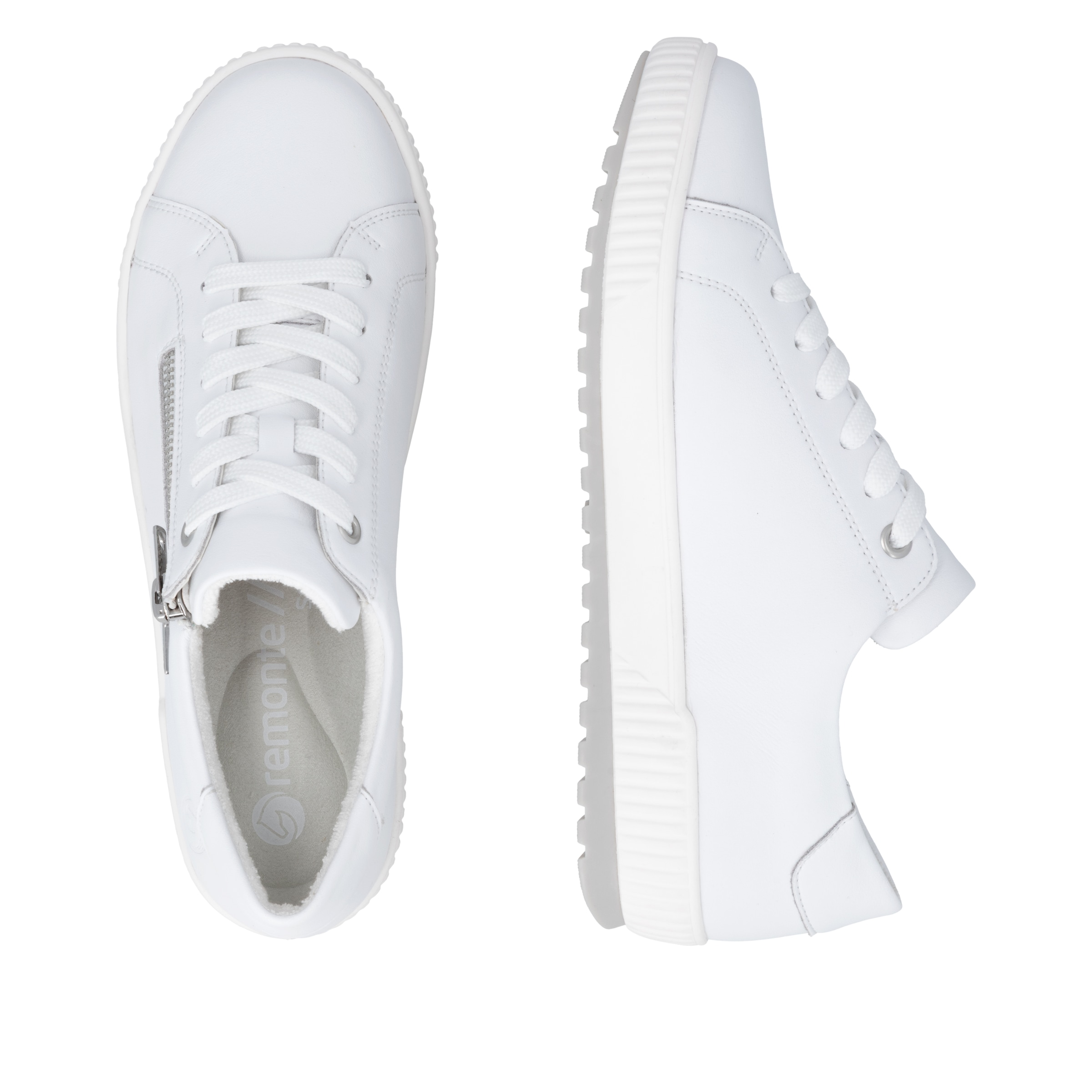 Remonte Sneakers  Chaussure de loisirs, chaussure basse avec fermeture éclair latérale et membrane TEX