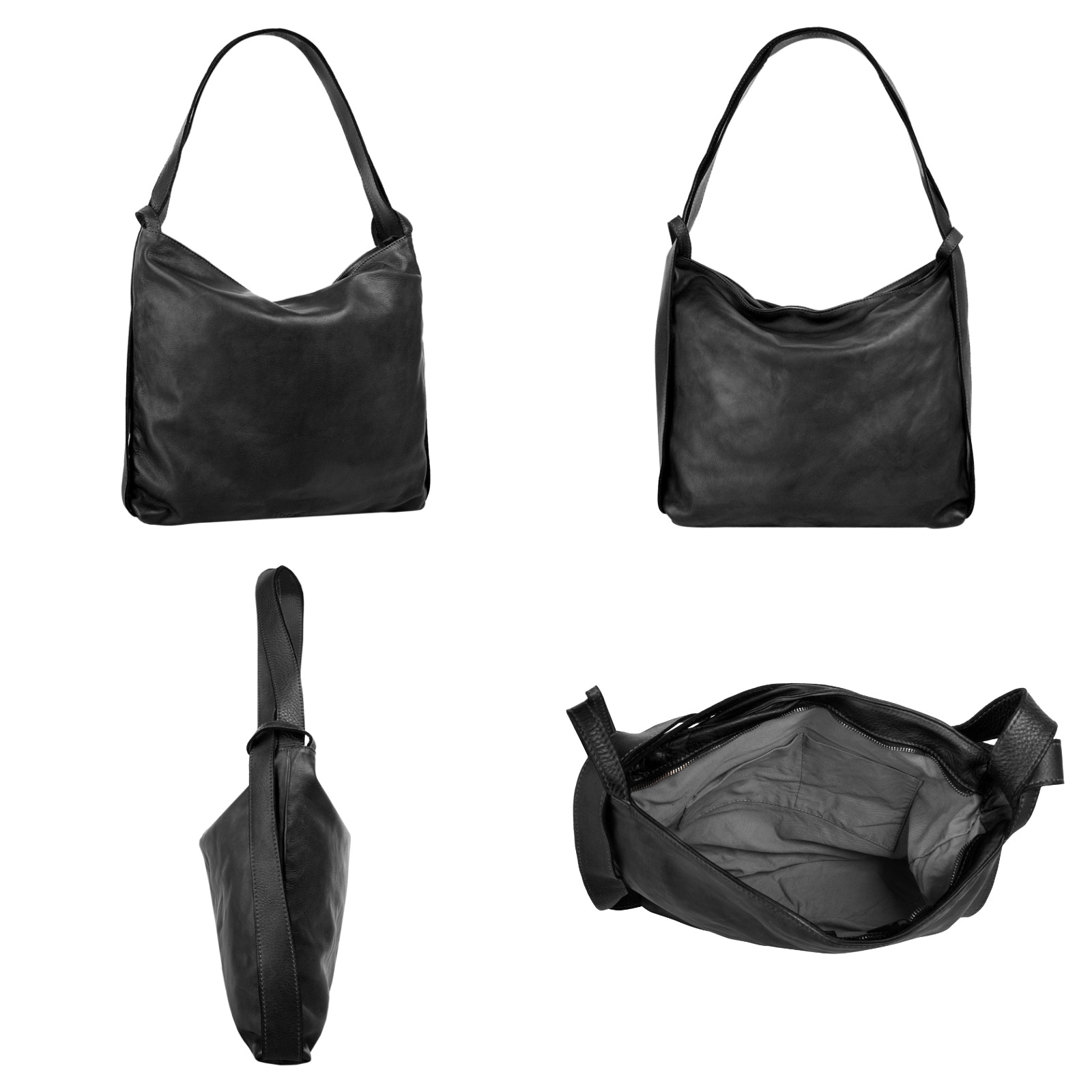 forty° Shopper echt Leder, Made in Italy