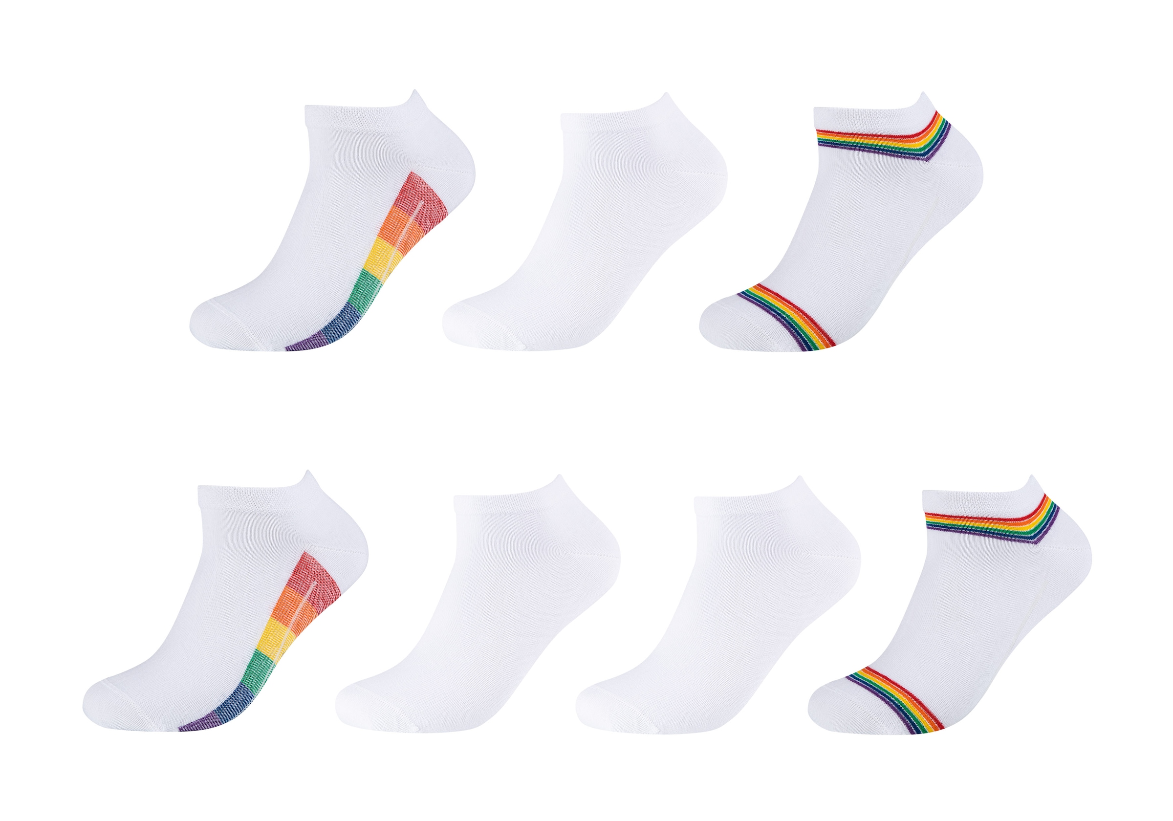 Camano Chaussettes de baskets »ca-soft« 7 Paar,  mit weichem Komfortbund ohne drückende Nähte