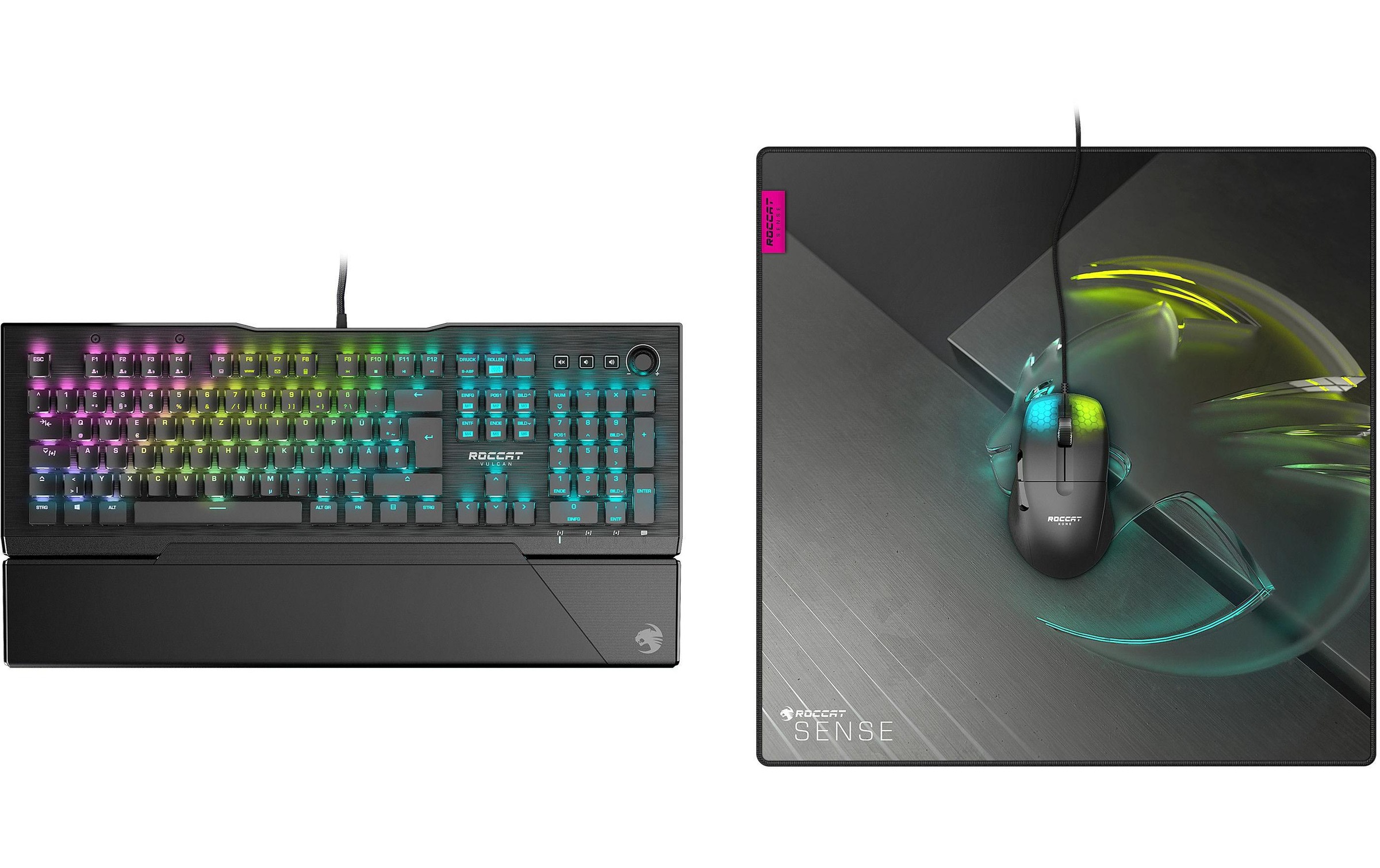 ROCCAT Gaming Mauspad »Sense Icon SQ Schwarz«