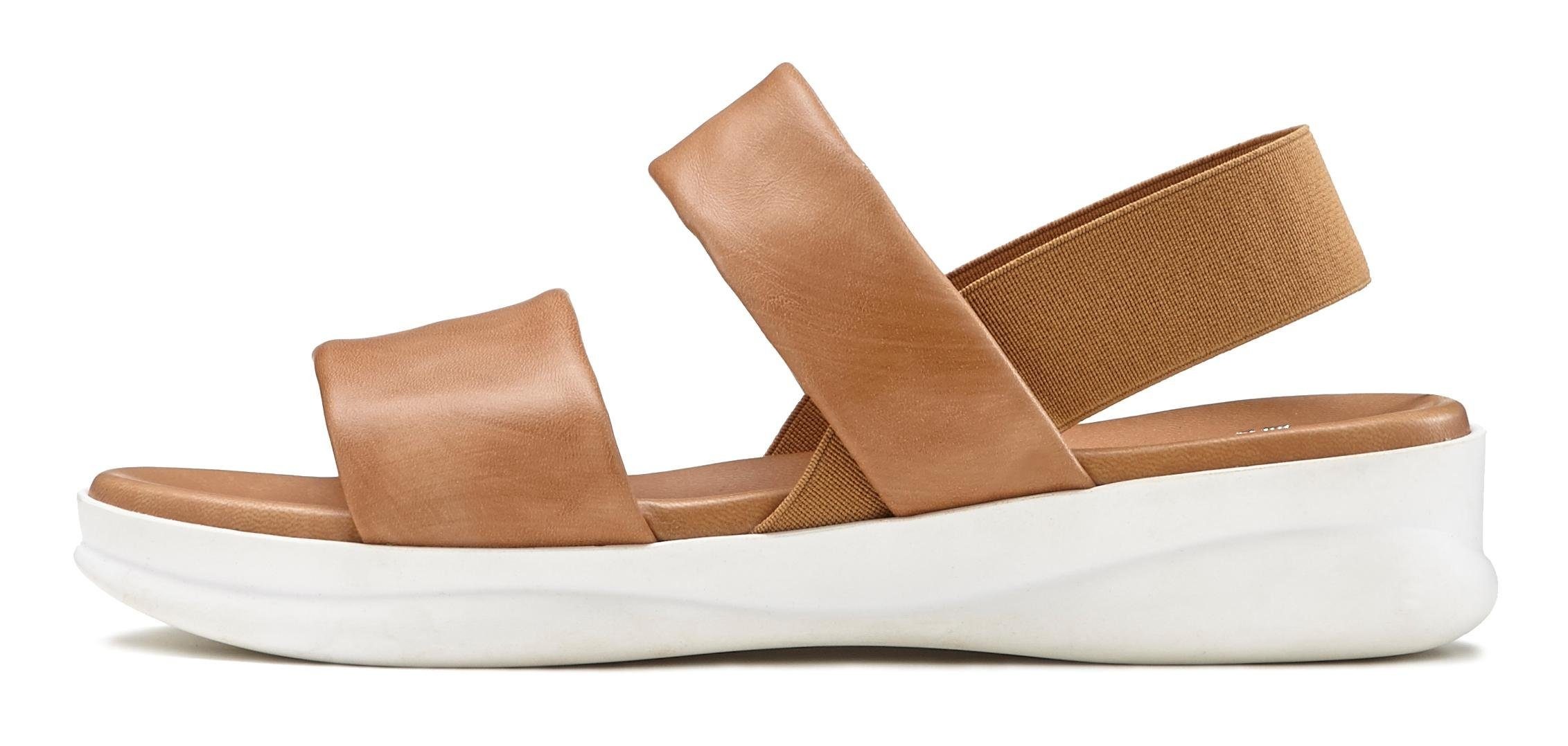 Image of LASCANA Sandale, aus Leder mit modischer Sohle bei Ackermann Versand Schweiz