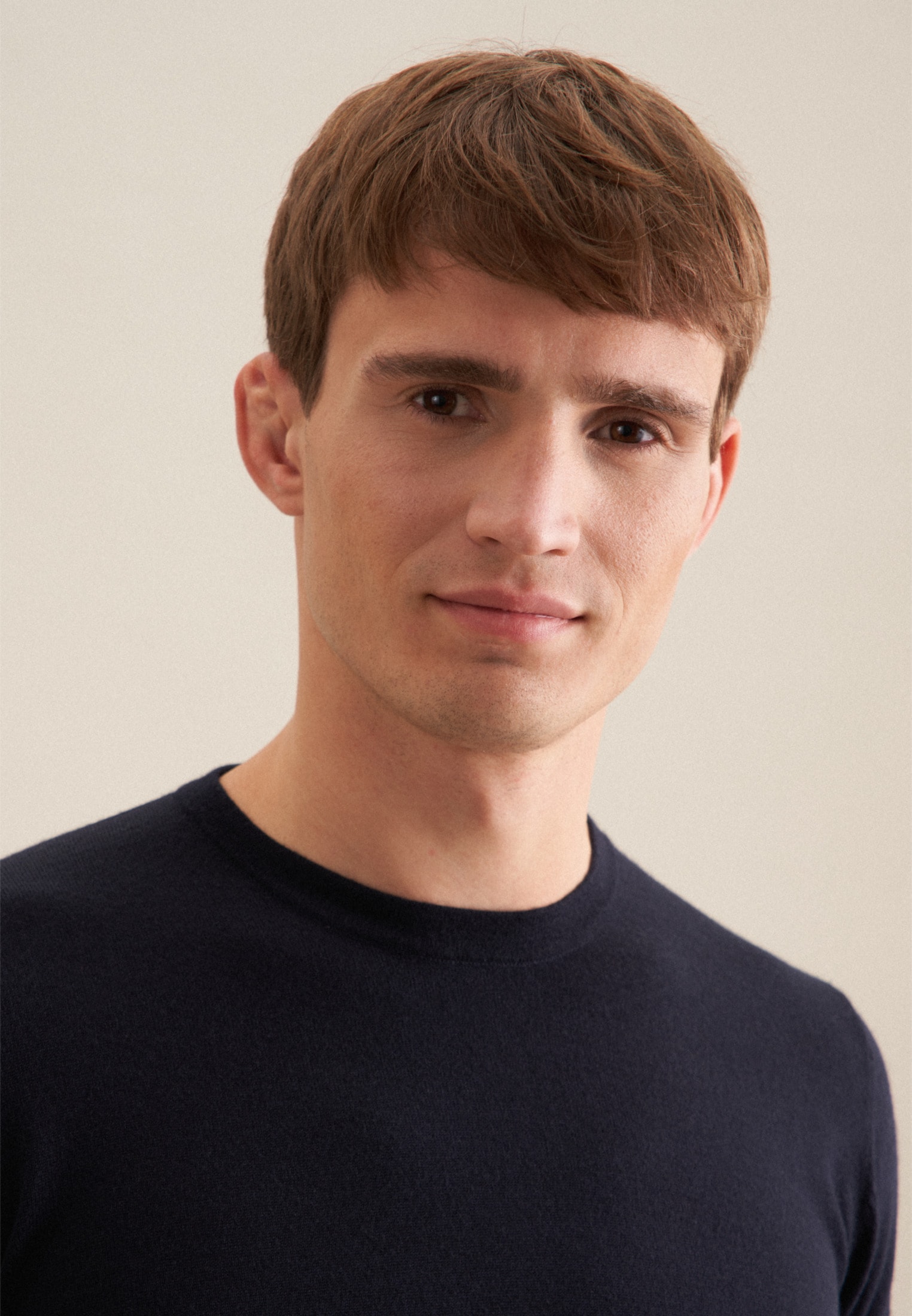 seidensticker Pull-over »Schwarze Rose« 1/1 Rundhals Uni