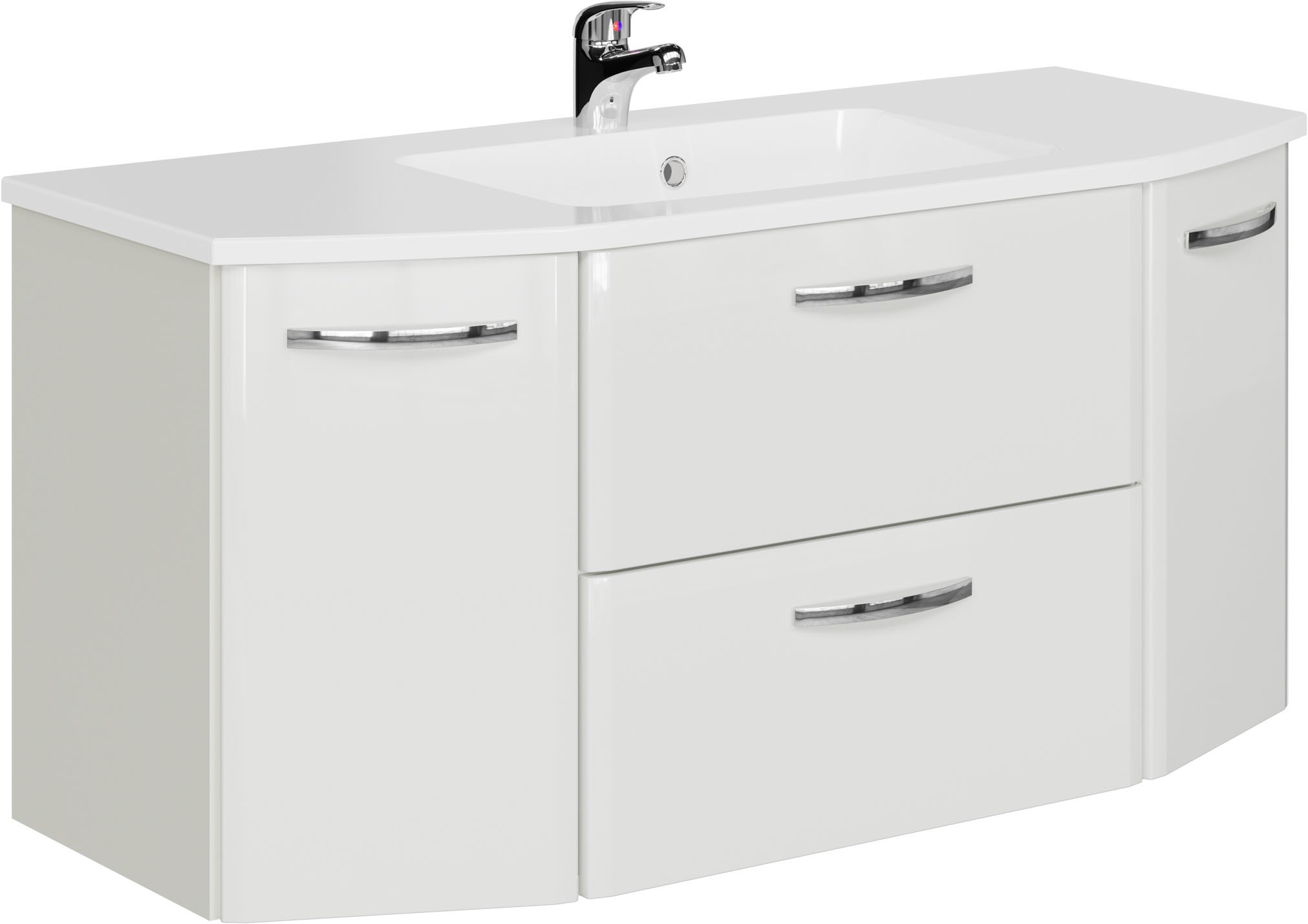 Image of Saphir Waschtisch "Quickset 326, mit Keramikbecken, 112cm breit" 2 Stk. tlg.