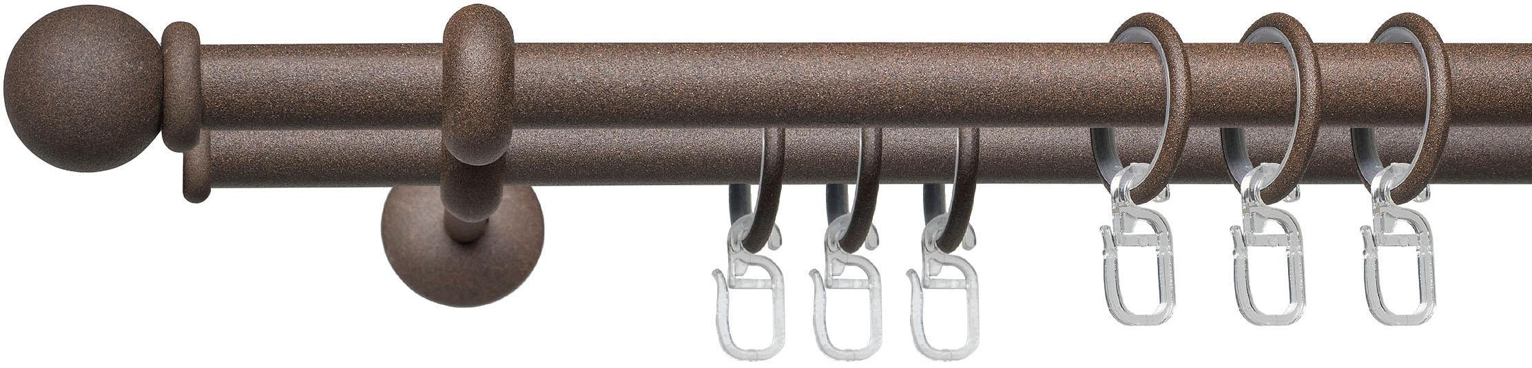 Image of Liedeco Gardinenstange "Esp Kugel" Ø 16 mm 2 läufig-läufig Fixmass 2-läufig im Fixmass Ø 16 mm