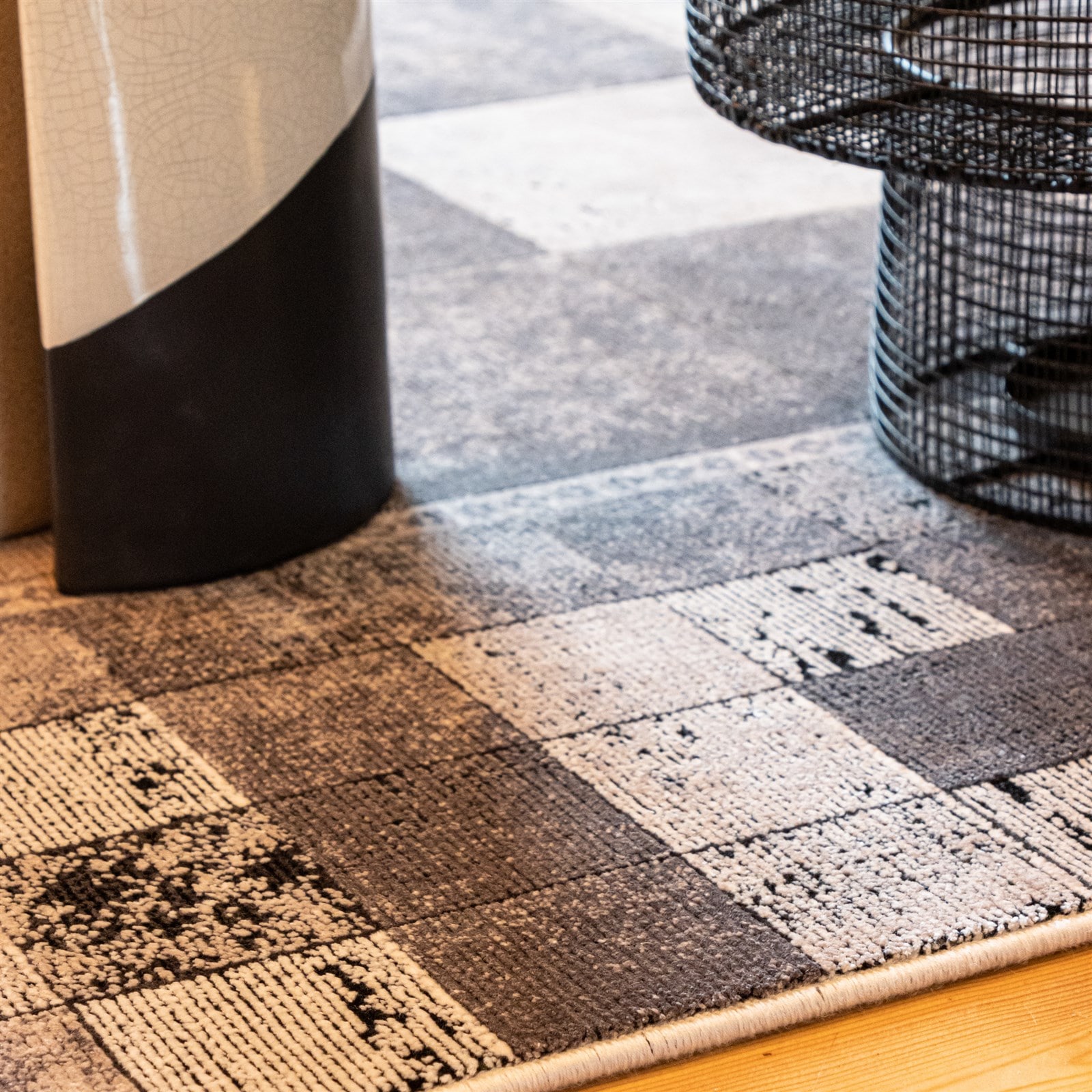 Kayoom Tapis »Elles 214« Rectangulaire 9 mm Höhe Kurzflor, Vintage, Modernes Muster, Deko, Viskose