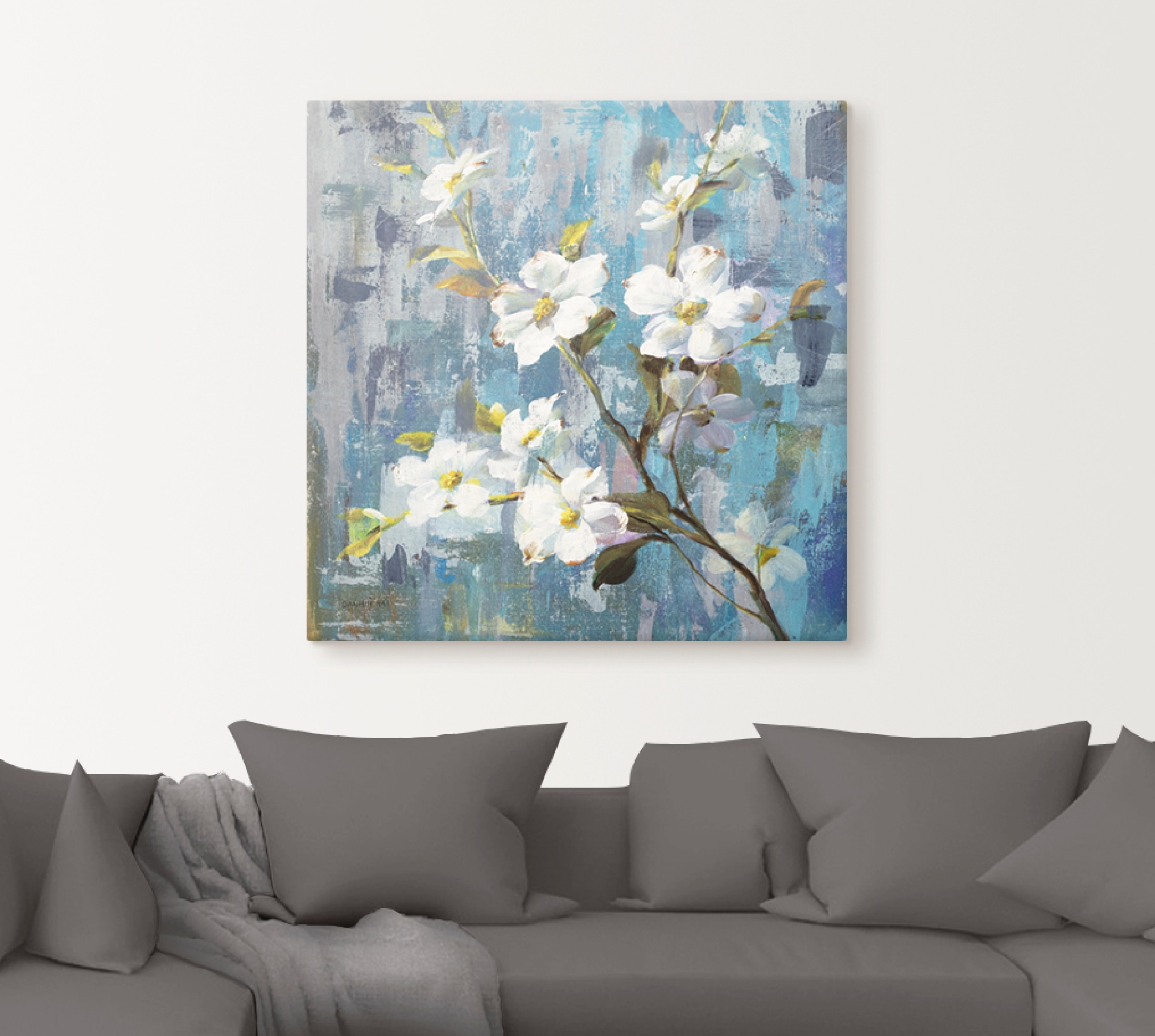 Artland Tableau sur toile »Wundervolle Magnolie II« 1 cuis tlg. auf Holzrahmen gespannt