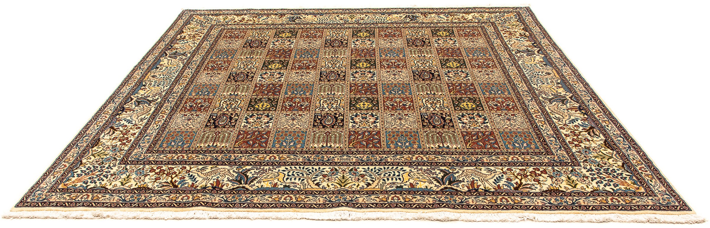 Image of morgenland Orientteppich »Perser - Classic quadratisch - 245 x 243 cm - mehrfarbig«, quadratisch, 10 mm Höhe, Wohnzimmer, Handgeknüpft, Einzelstück mit Zertifikat bei Ackermann Versand Schweiz