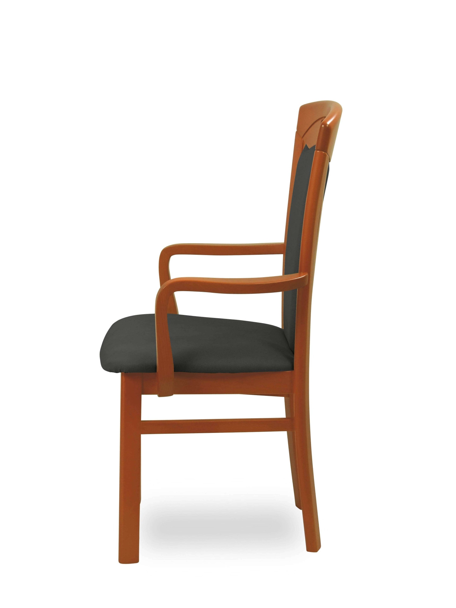 Home affaire Esszimmerstuhl »FERDI, Armlehnstuhl, Made in Italy, Massivholz« () 1 Stk.Bezug Feinstruktur (wasser-und fleckabweisend) oder Struktur