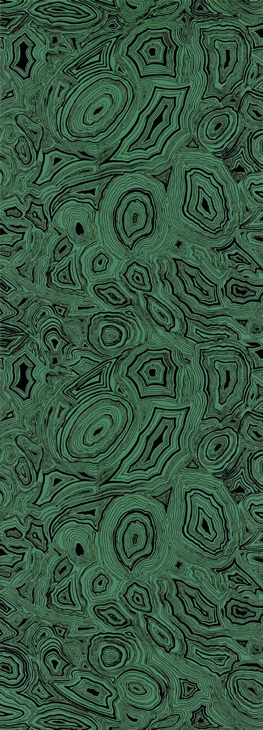Image of queence Vinyltapete "Fluid" Farbverlauf abstrakt bedruckt gemustert glatt 90x250cm, selbstklebend, kinderleichte Anbringung, Sticker