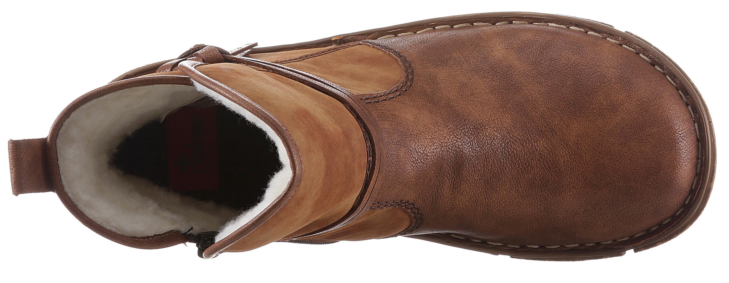 Rieker Winterboots, Winterstiefelette, Schlupfboots, im Materialmix