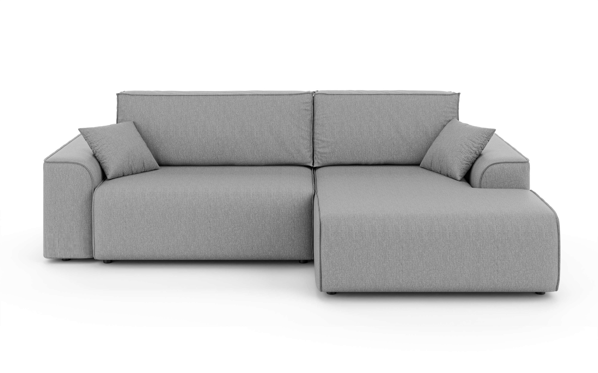 Home affaire Ecksofa »Santenay mit Bettfunktion und Bettkasten, Masse: B/T/H 266/164/90 cm«, L-Form mit Wellenfederung, Schlaffläche: 140x213 cm, auch in Cord