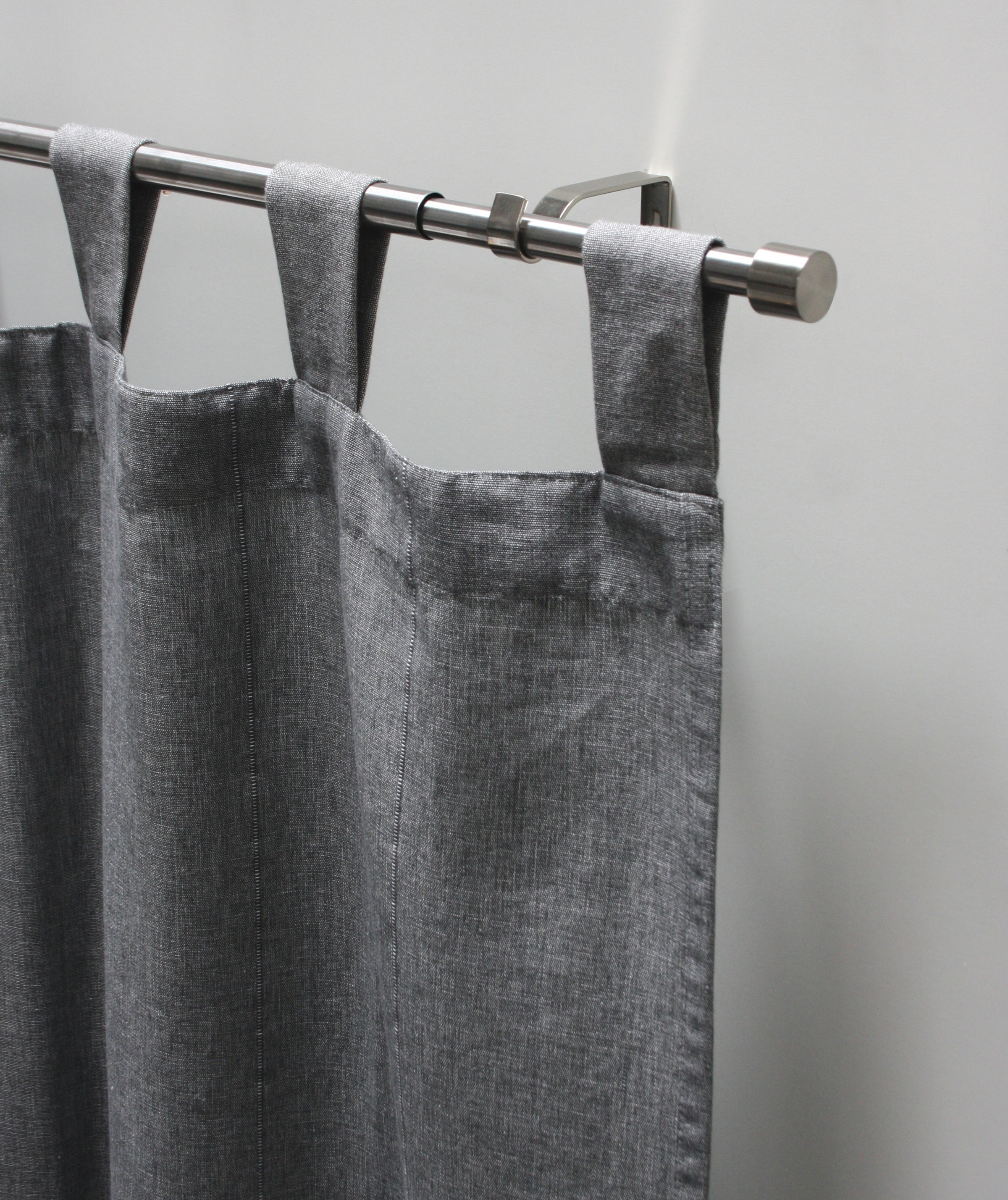 GARDINIA Gardinenstange »Gardinenstangen Set Kos« Ø 19 mm 1 läufig-läufig mit Bohren, Schrauben, Wandmontage, Metall, Ø 19/16 mm