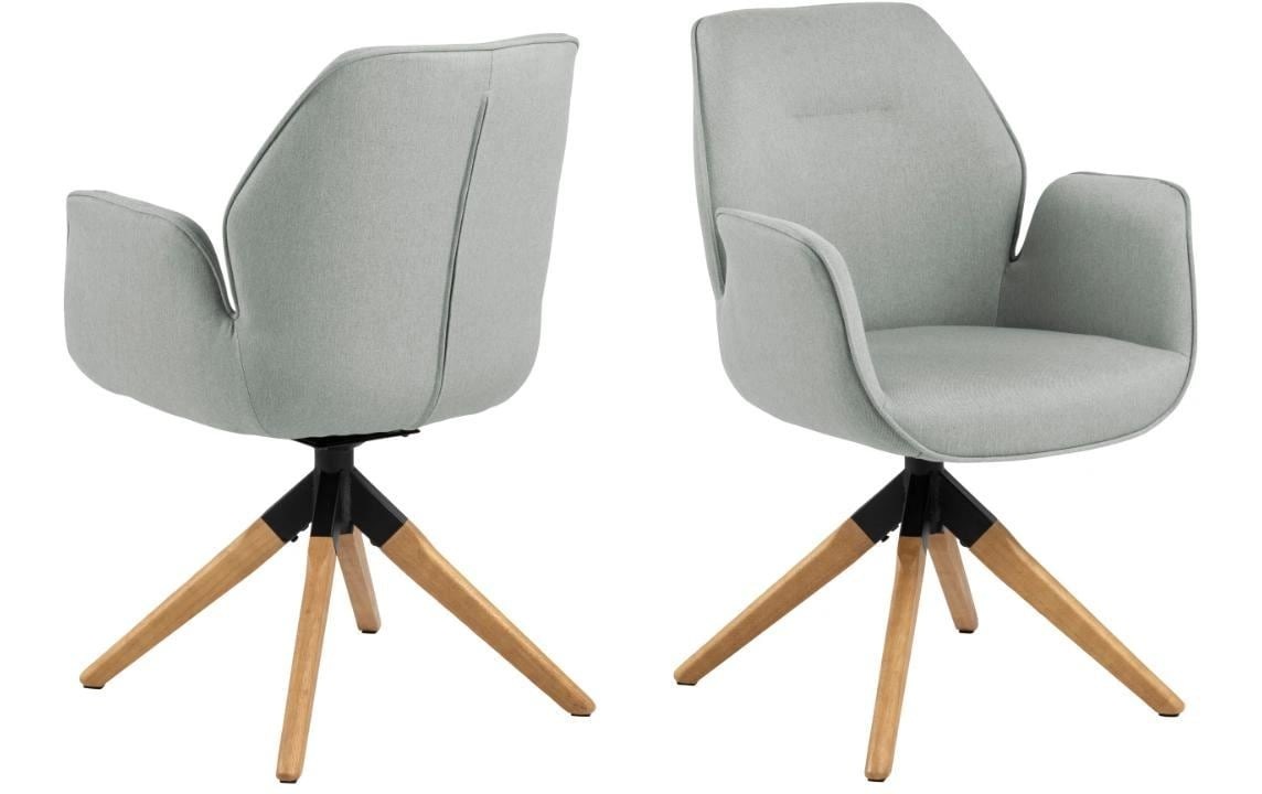 Image of AC Design Esszimmerstuhl "Alma" () 1 Stk.mit eleganten Kedern, Drehstuhl mit Rückholfunktion