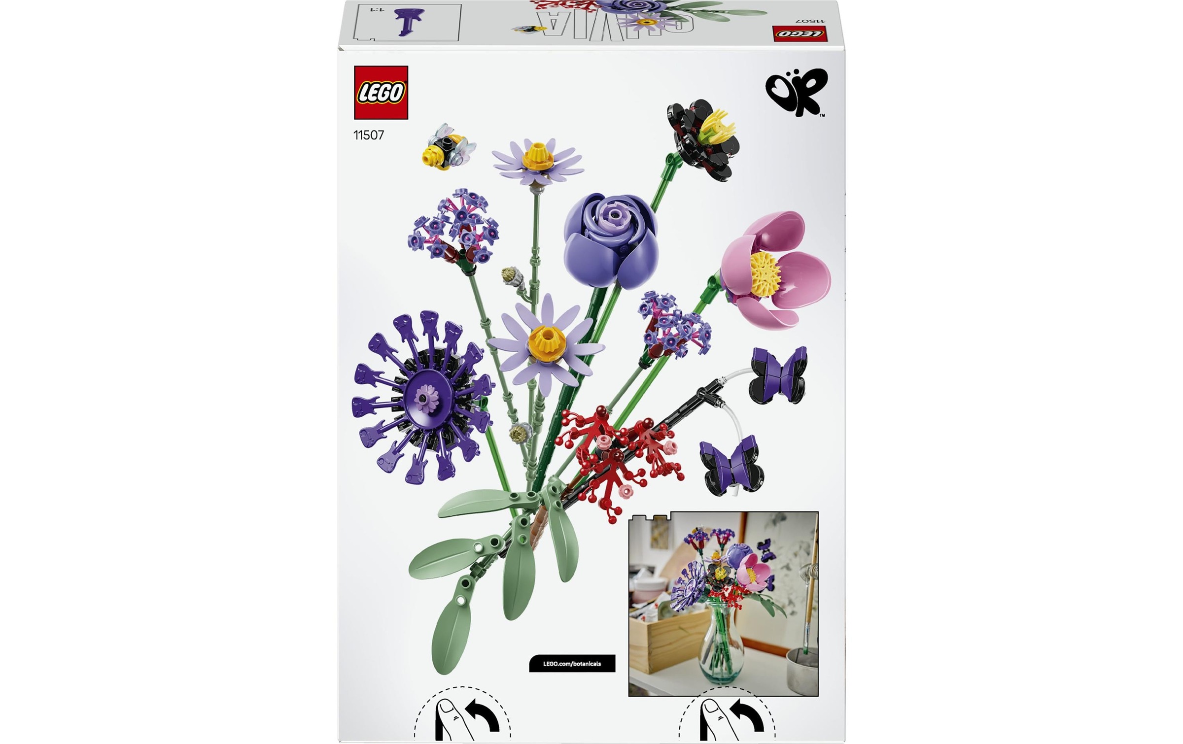 Image of LEGO Konstruktionsspielsteine "Olivia Rodrigos Blumenstrauss (11507), LEGO Botanicals" Made in Europe