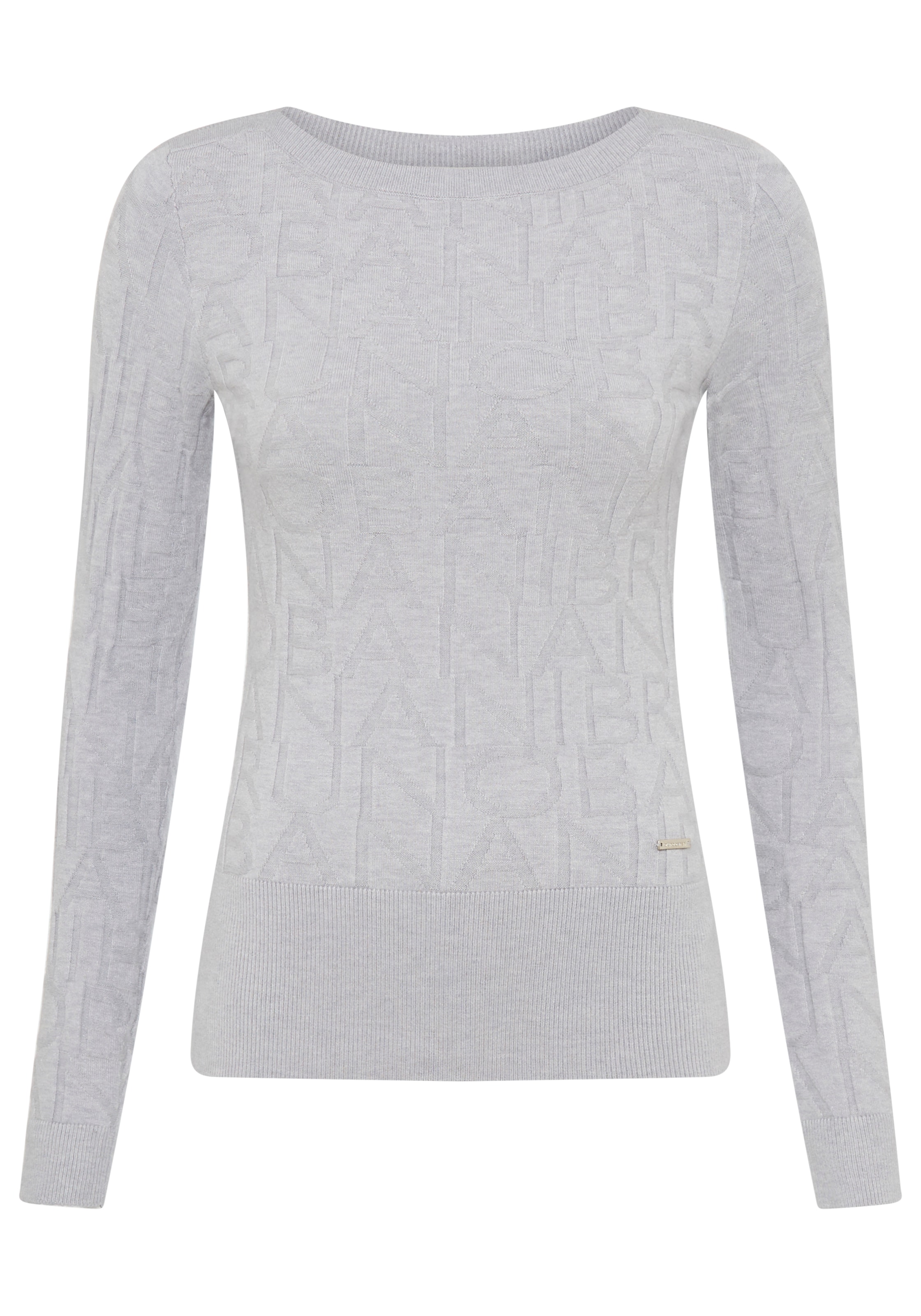 Bruno Banani Strickpullover, mit Marken-Strickmuster - NEUE KOLLEKTION