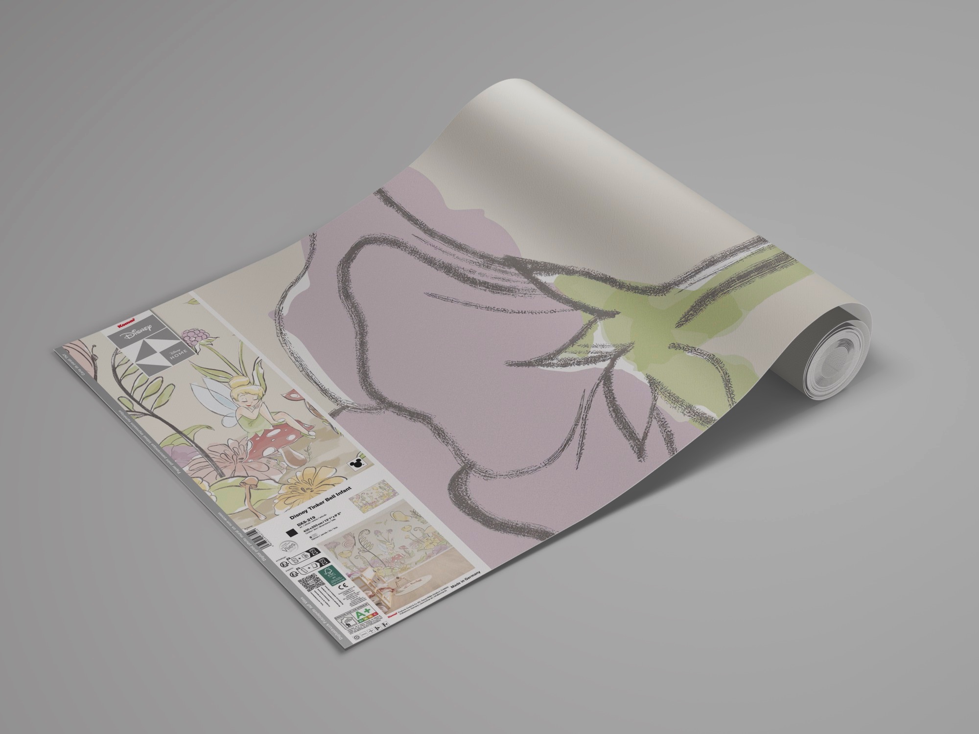 Komar Kindertapete »Disney Tinker Bell Infant« bedruckt glatt