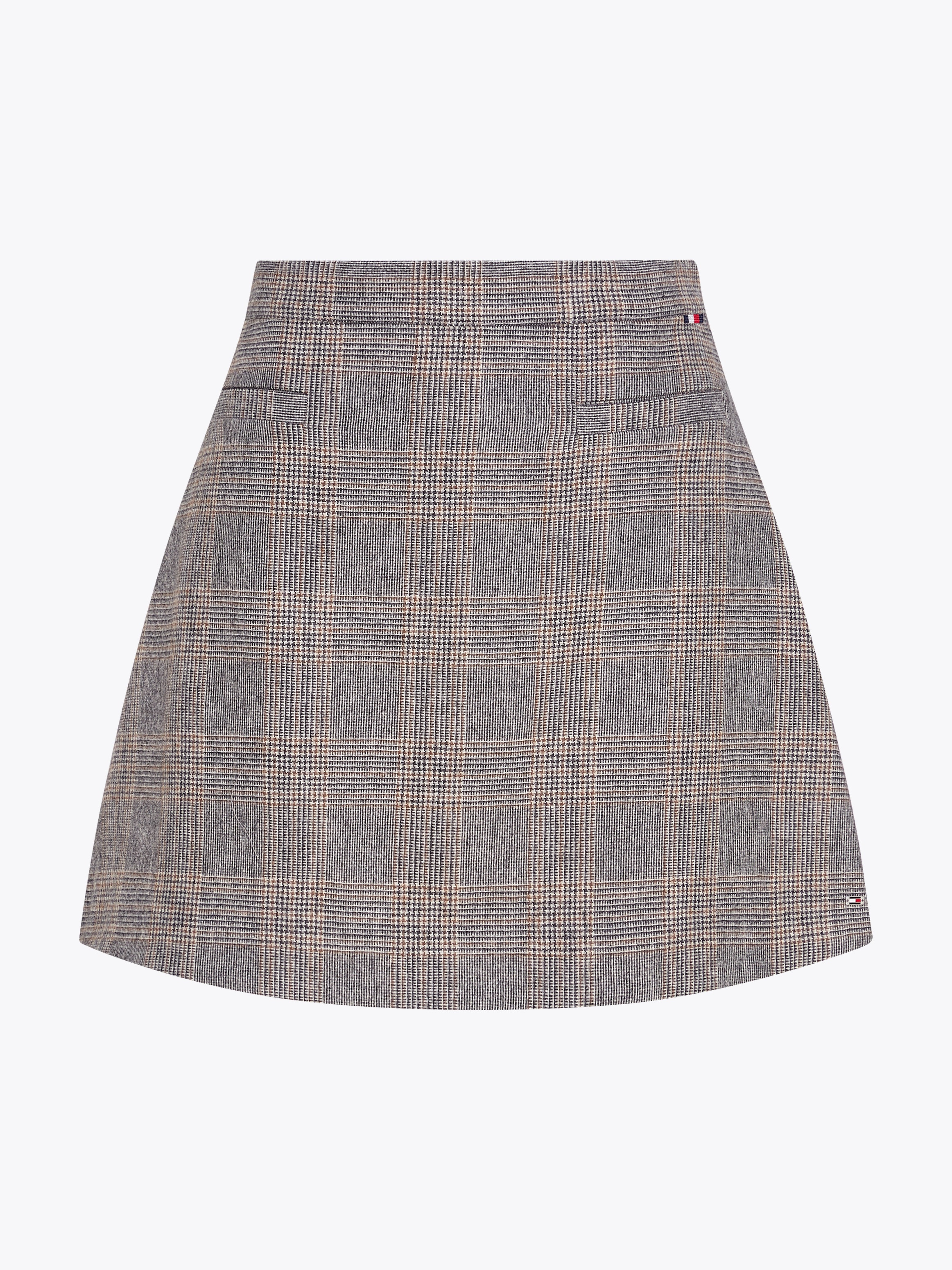 Tommy Hilfiger A-Linien-Rock »WOOL MIX CHECK MINI SKIRT«, im Karodessin