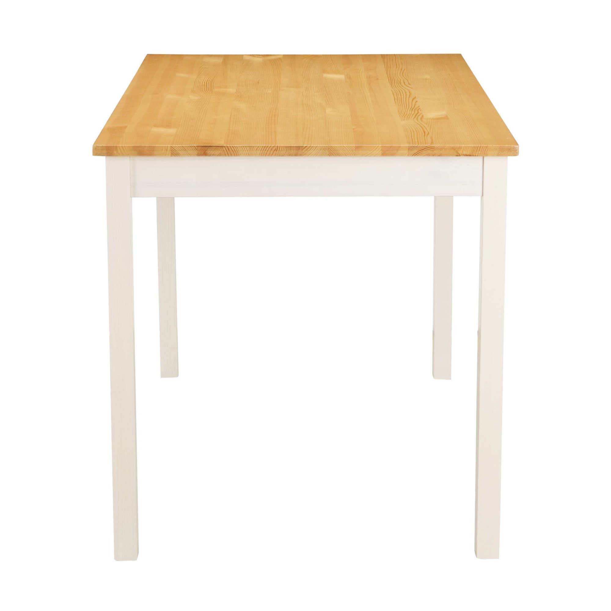 GOODproduct Ensemble de salle à manger »Willow« Ensemble, Esstisch mit 4 Stühlen, 5 tlg. Esstisch mit 4 Stühlen, aus massivem Kiefernholz