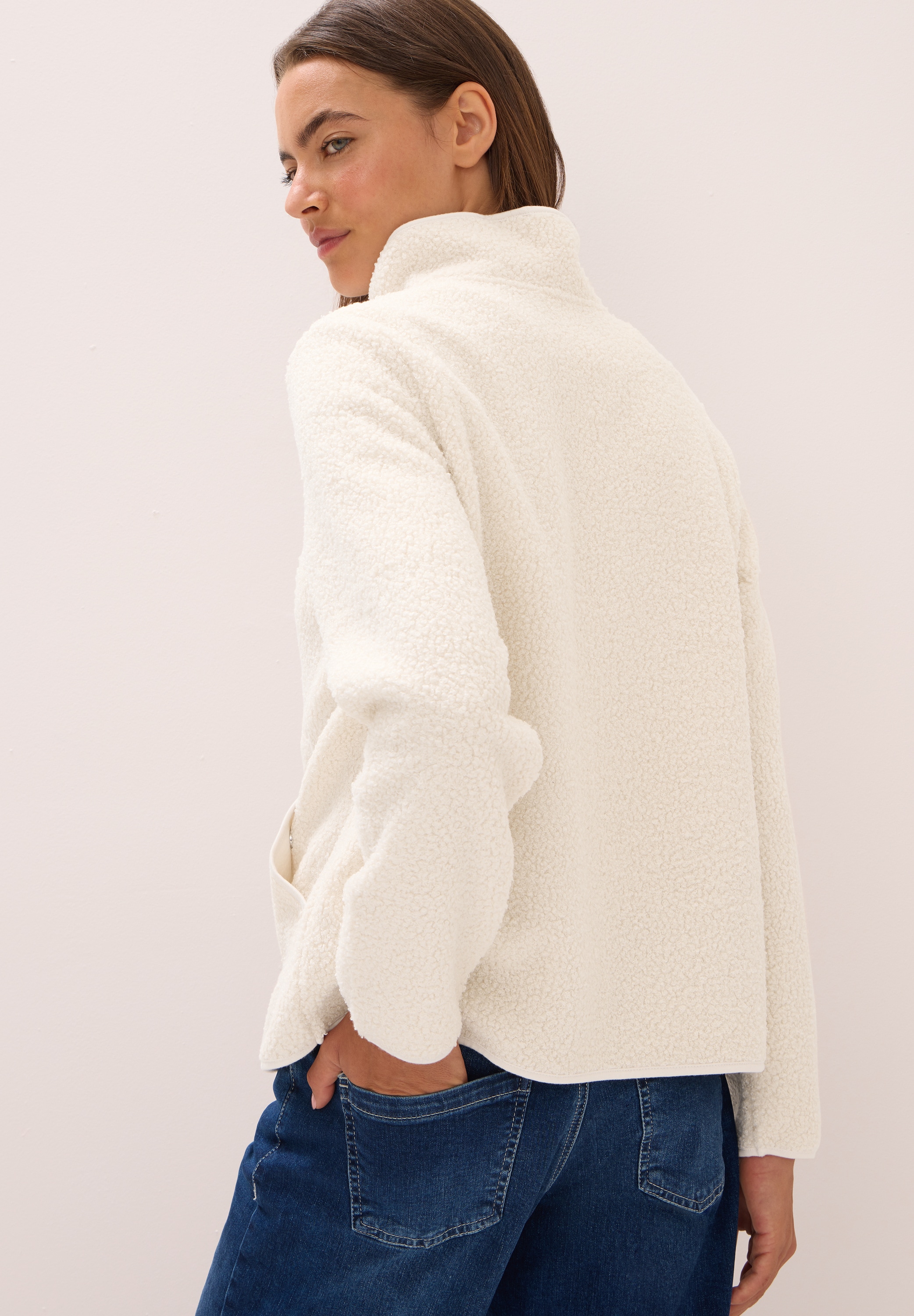 Cecil Veste sweat mit Stehkragen