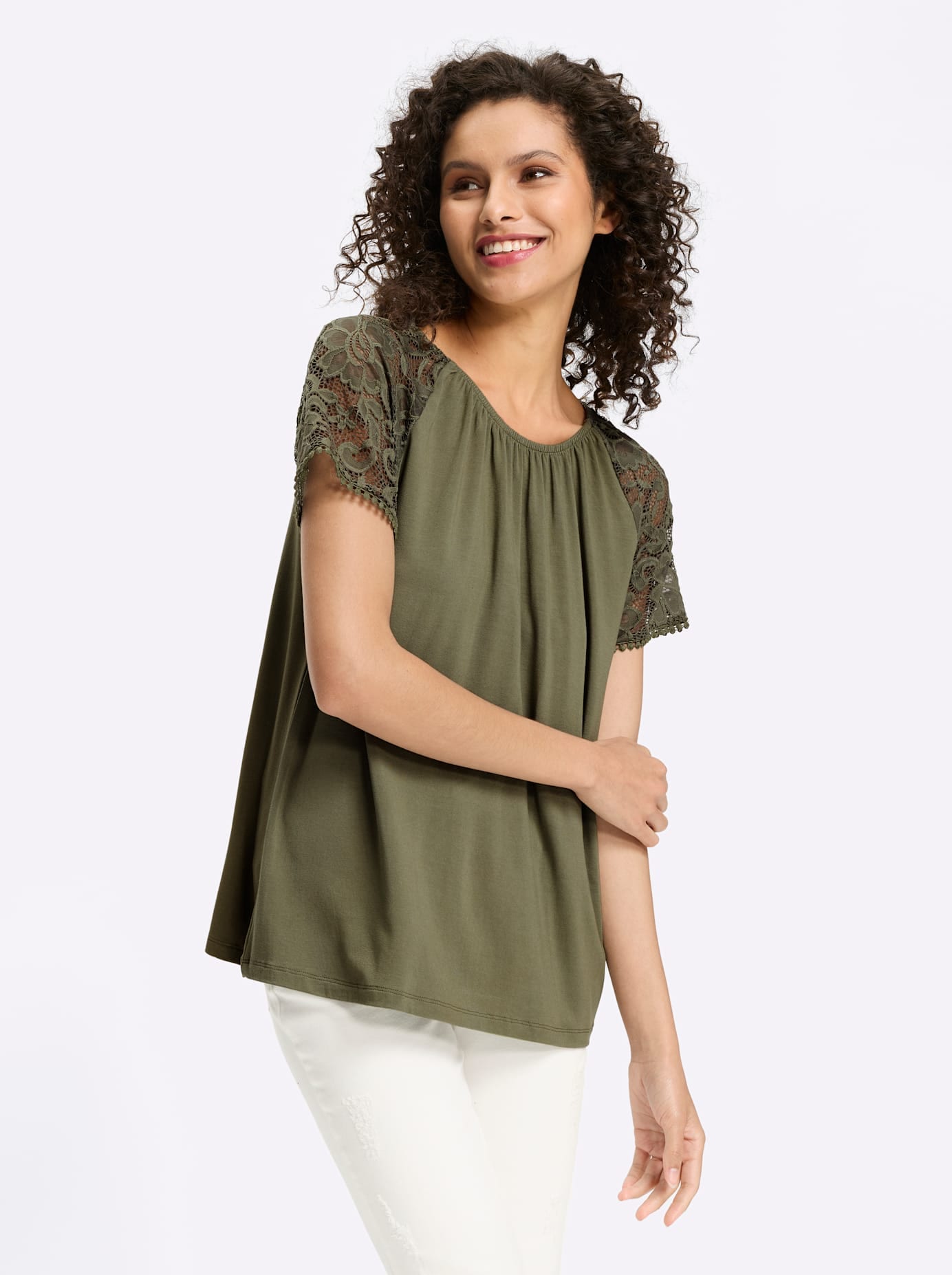heine Spitzenshirt »T-Shirt« 1 tlg.