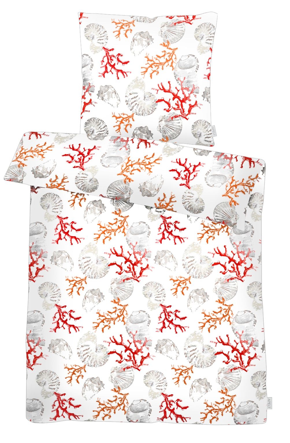 Image of APELT Bettwäsche "Coral" Korallen und Muscheln
