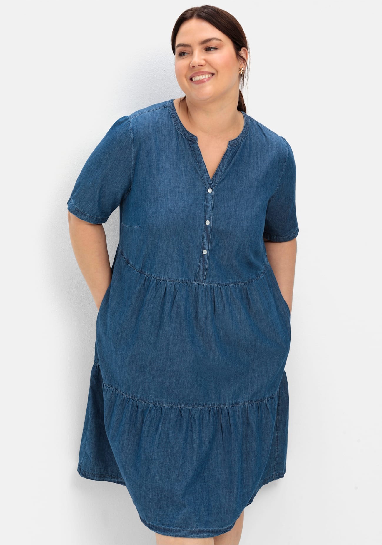 Sheego Jeanskleid »Jeanskleid«