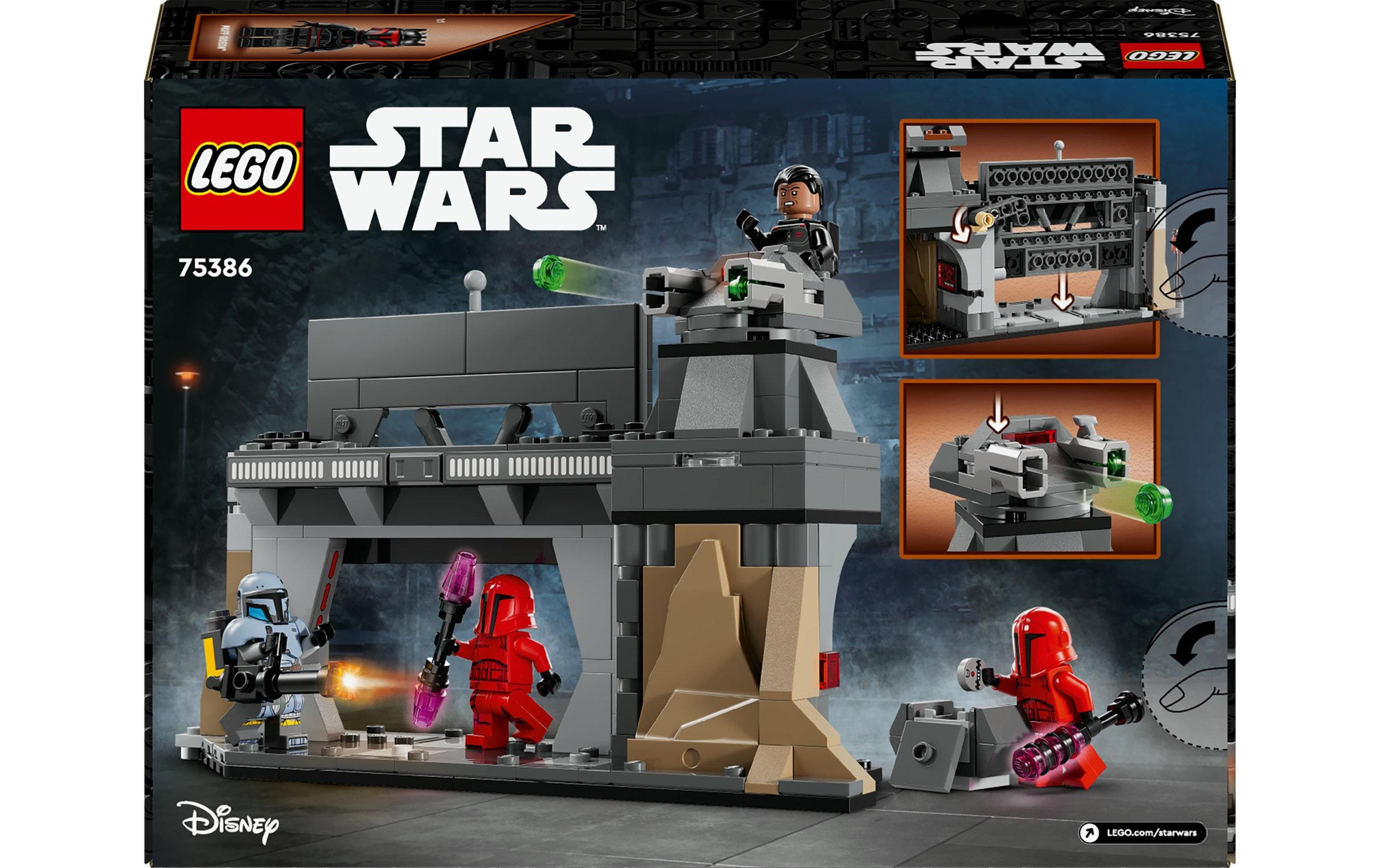 LEGO® Spielbausteine »Star Wars Duell zwischen Paz Vizsla und Moff Gideon 75386«