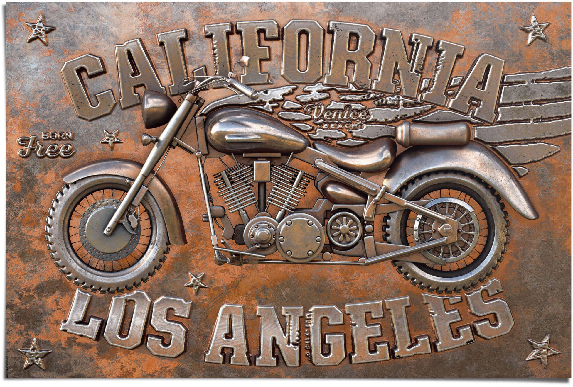 Image of Reinders Poster "Born Free Bikers" 1 Stk. tlg.