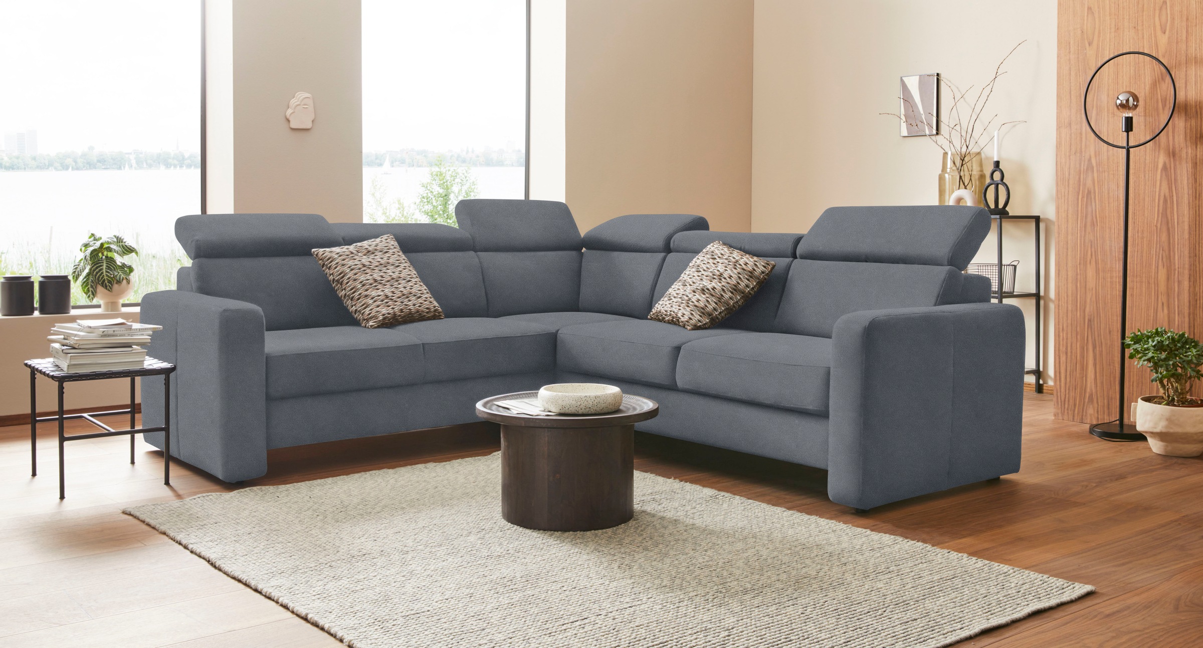 Image of sit&more Ecksofa "Bologna L-Form" Kopfteilverstellung, wahlweise mit Bettfunktion und Schubkasten