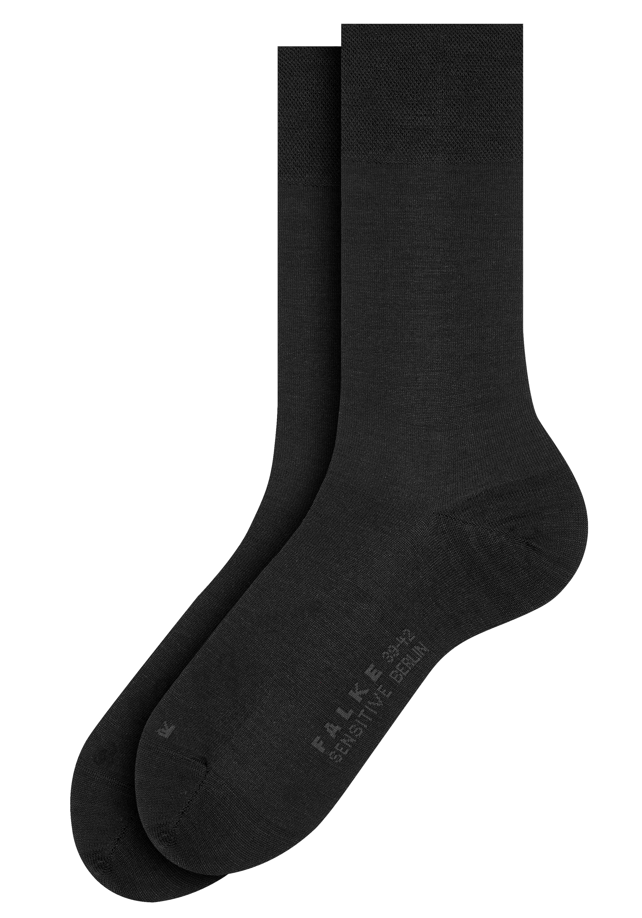 ♕ FALKE Socken »Sensitive Berlin«, (Packung, 2 Paar), mit sensitve Bündchen  ohne Gummi versandkostenfrei auf