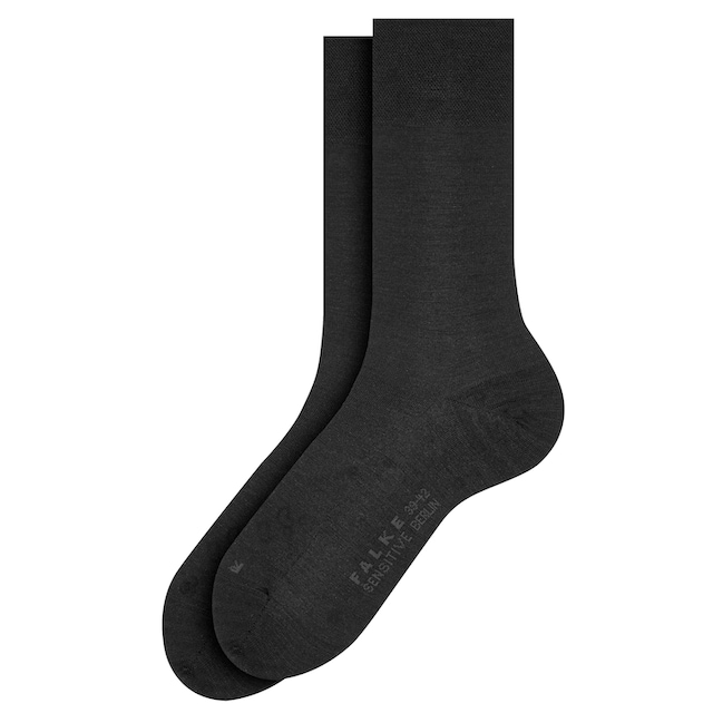 ♕ FALKE Socken »Sensitive Berlin«, (Packung, 2 Paar), mit sensitve Bündchen  ohne Gummi versandkostenfrei auf