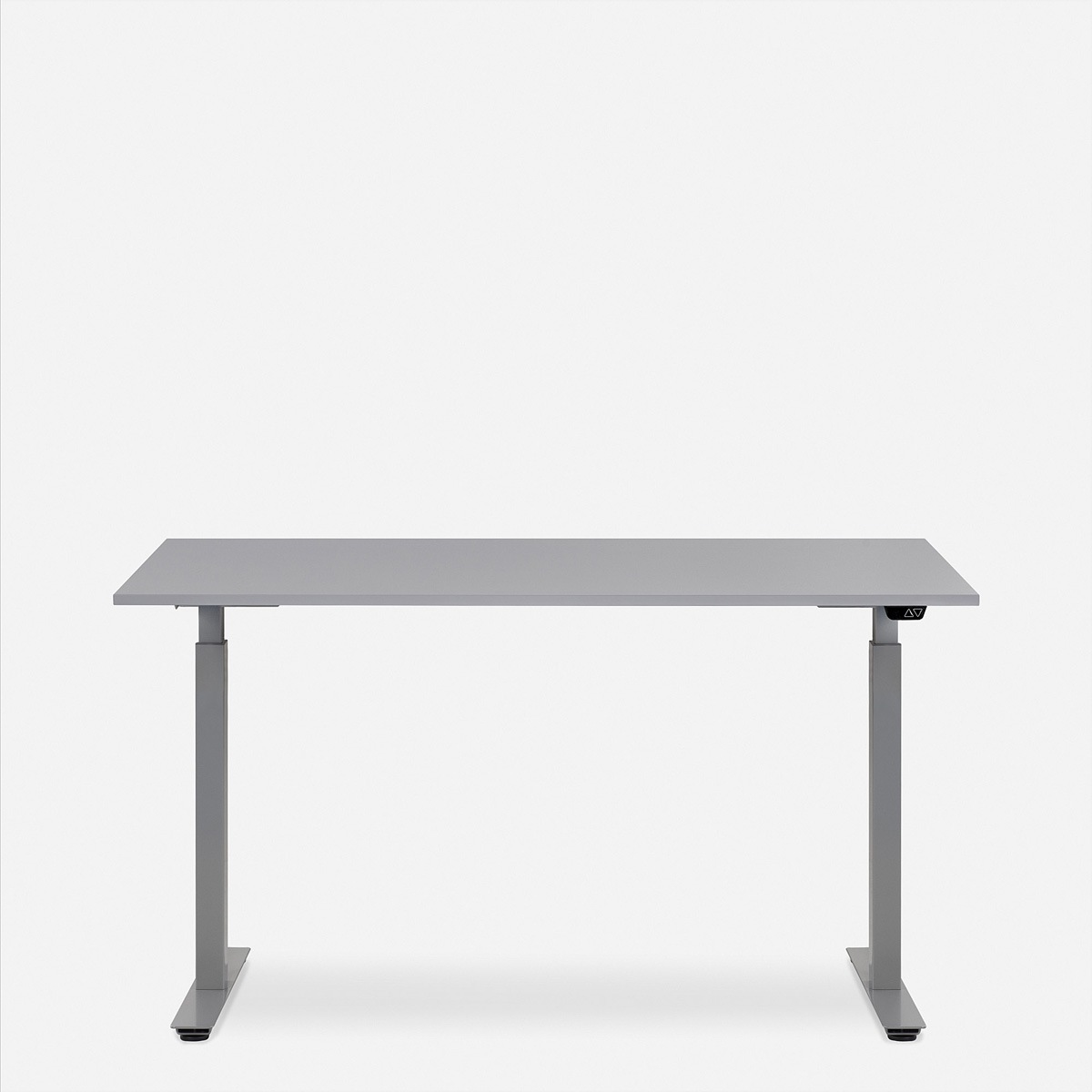Schreibtische »WRK21 Schreibtisch Smart 180 x 80 cm, Höhenverstellbar, Grau Uni / Grau«