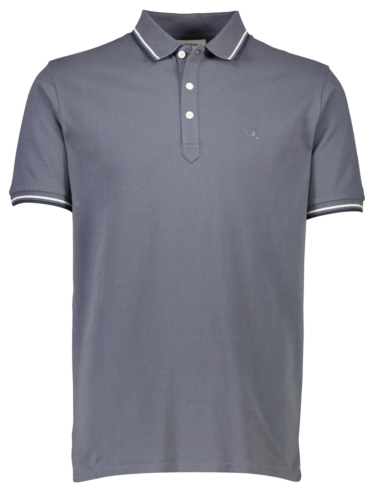 LINDBERGH Poloshirt mit Logo-Stickerei und abgesetzten Bündchen