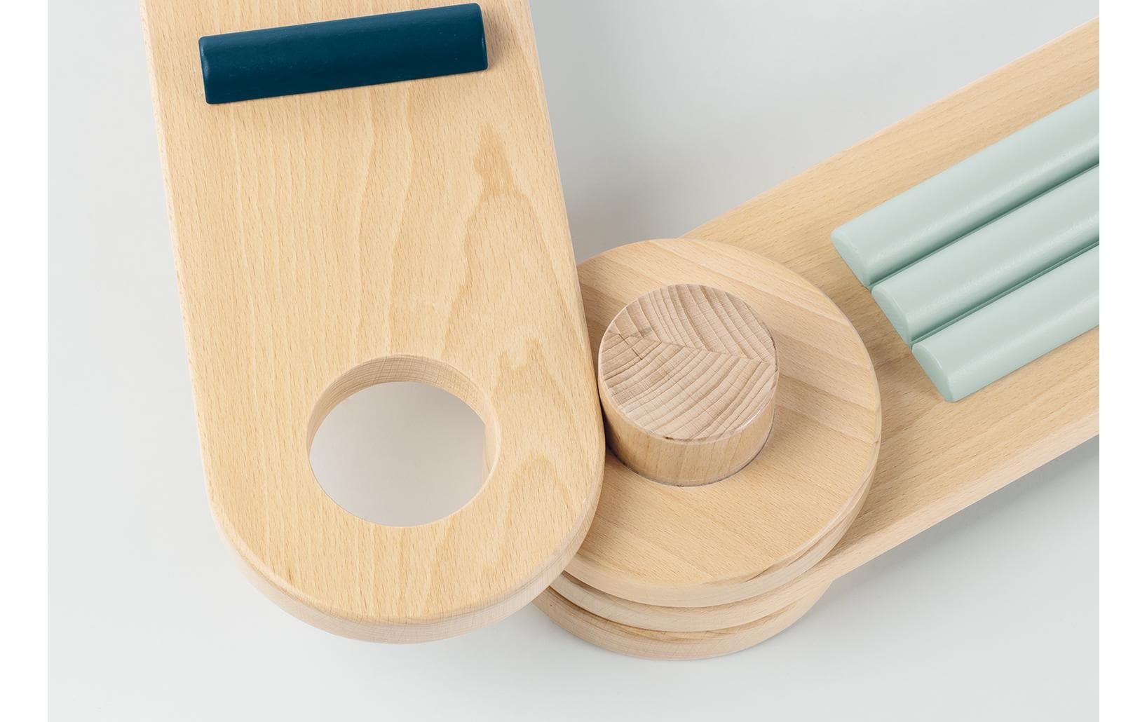 Lernspielzeug »Pinolino Balance Parcours «Kari» 9-teilig«, Holzart: Buche