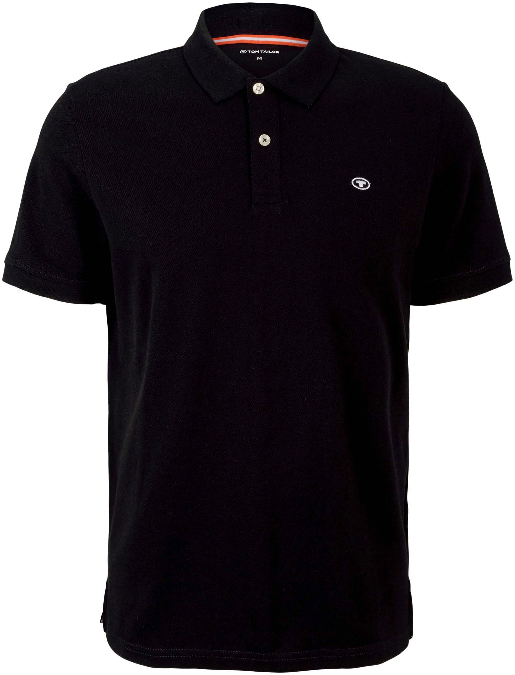 TOM TAILOR Poloshirt, mit Knopfleiste und Logo
